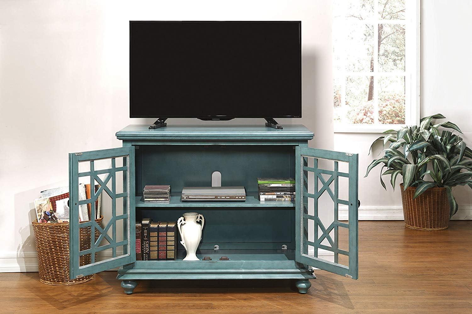 Martin Svensson Home Jules 63" TV Stand Teal Green Finish