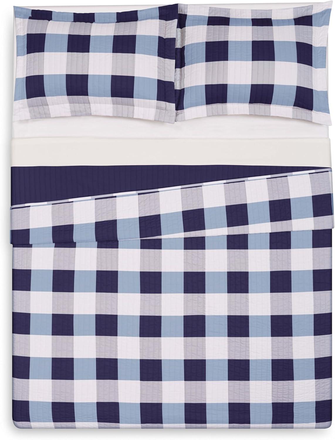 Truly Soft Buffalo Plaid Farmhouse / Country Plaid Quilt Set