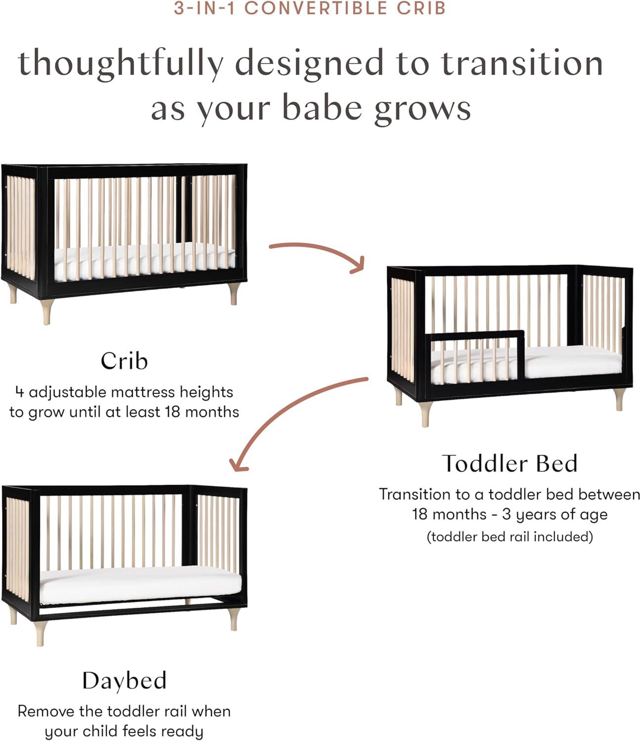 Lolly 3-in-1 Convertible Crib