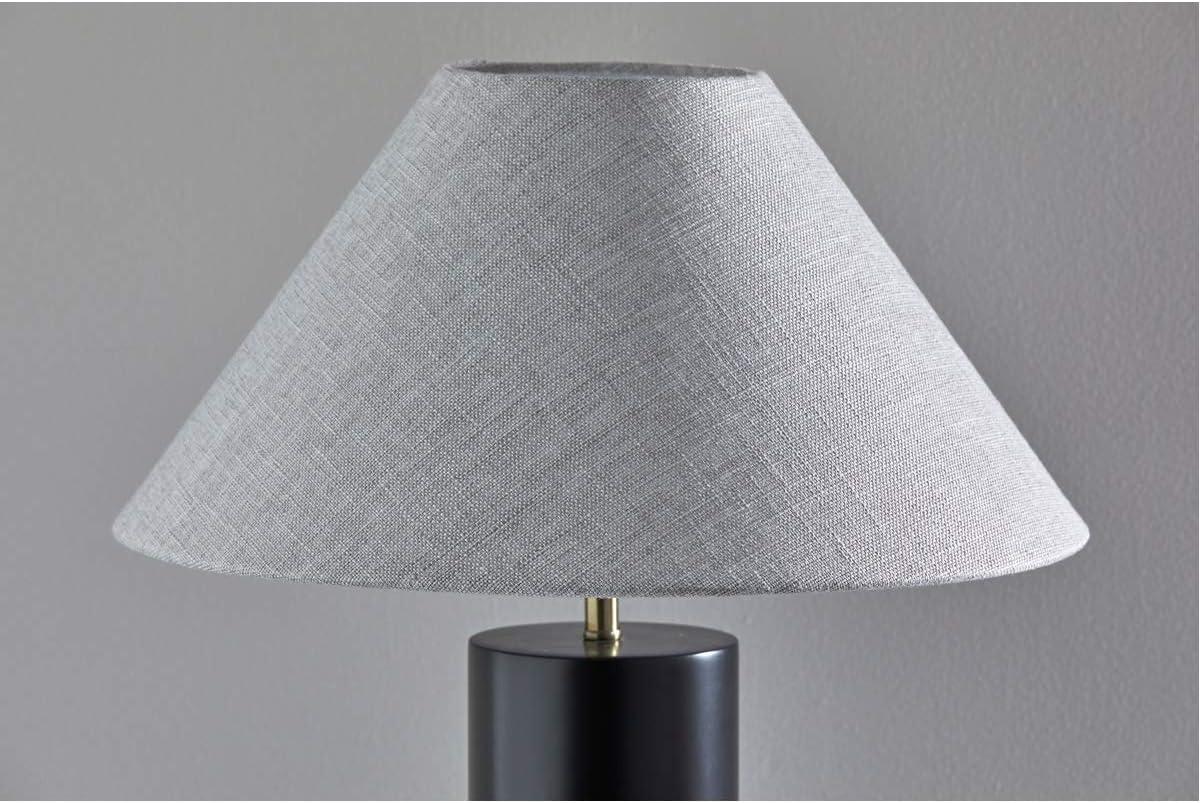 Martin Table Lamp Black - Adesso: Modern Nightstand Light, UL Listed, No Assembly Required