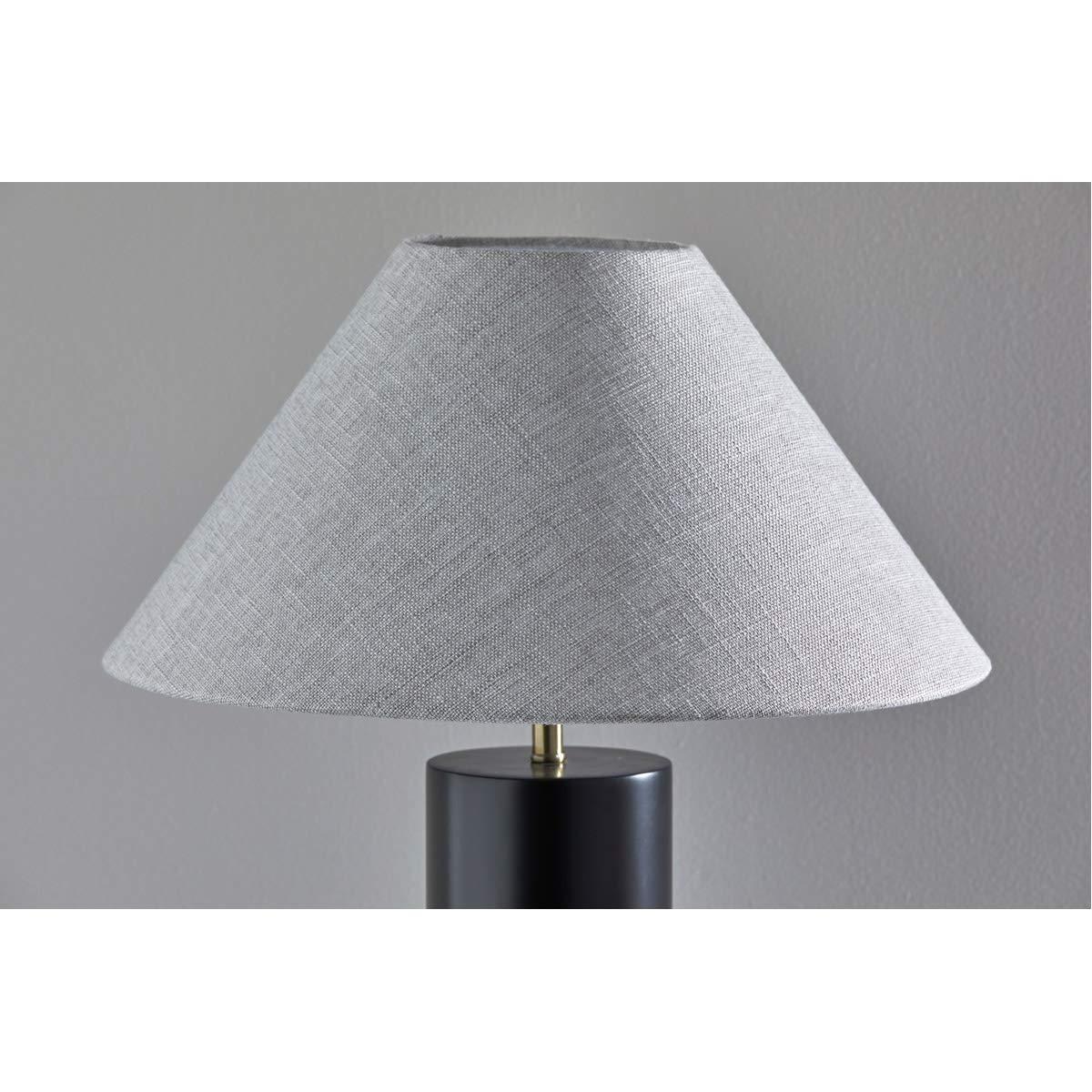 Martin Table Lamp Black - Adesso: Modern Nightstand Light, UL Listed, No Assembly Required