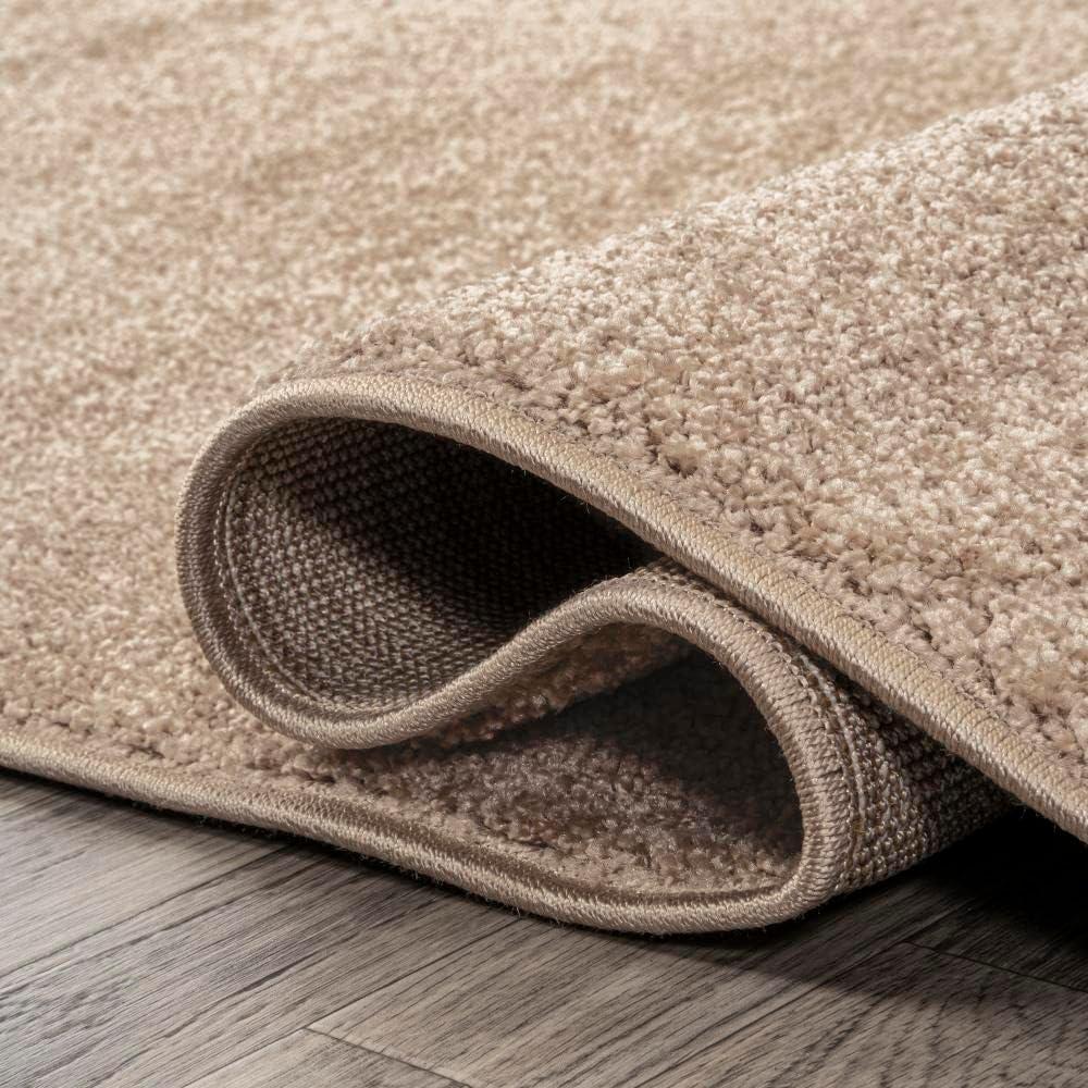 Haze Solid Low-Pile Indoor Area Rug - JONATHAN Y