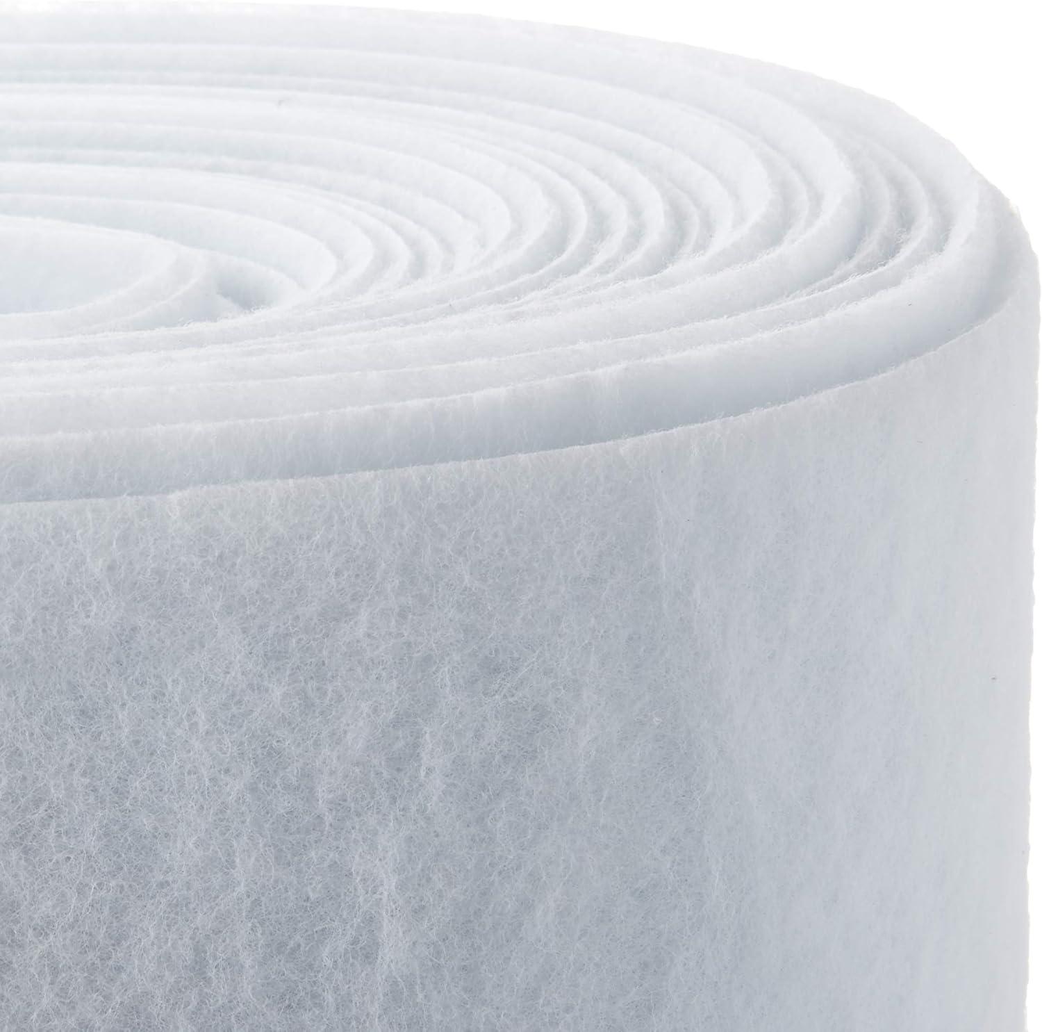 Economy Plus 25-Foot White Polyester Air Conditioner Filter Roll