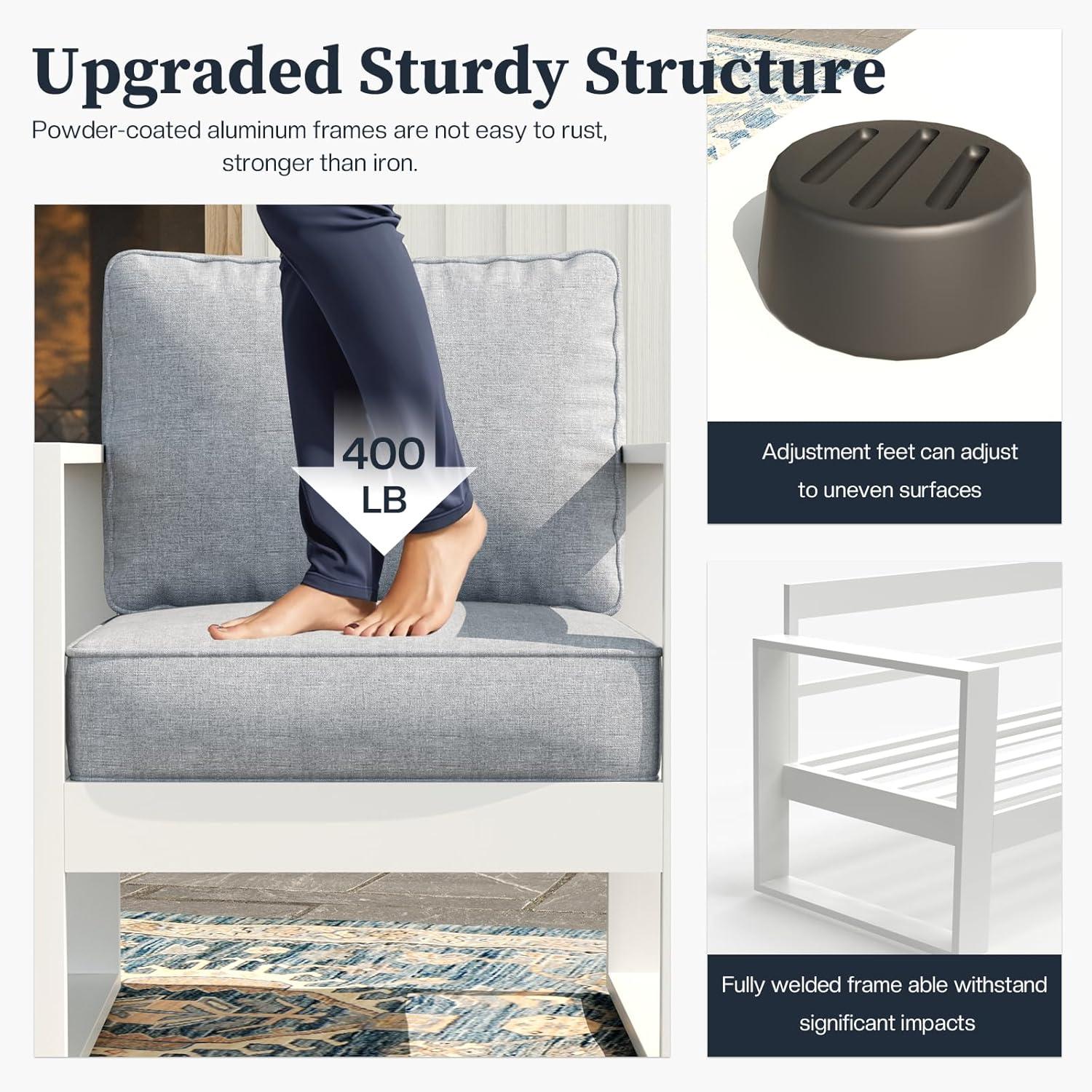 Alturas Standalone Product 50" Wide Outdoor Loveseat