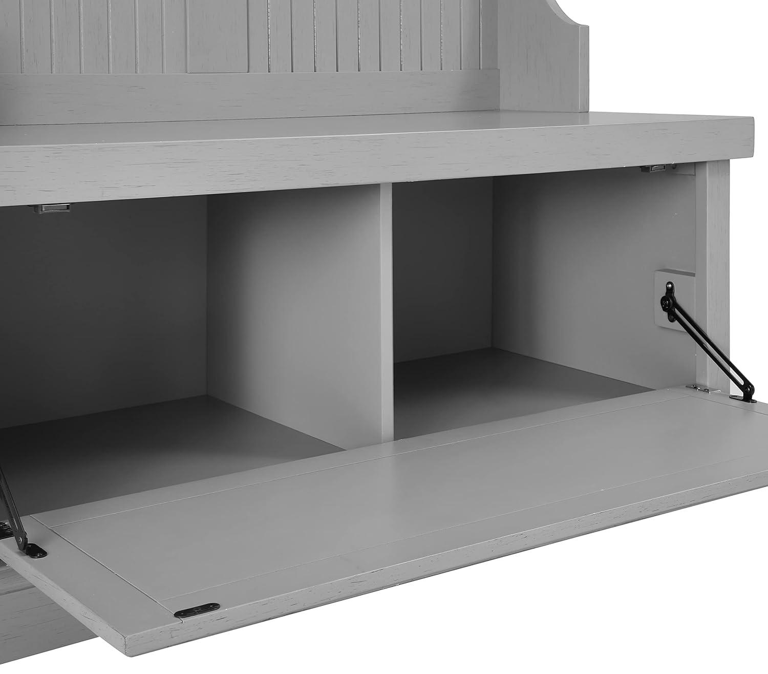 Seaside Hall Tree 40'' Wide with Bench and Shoe Storage