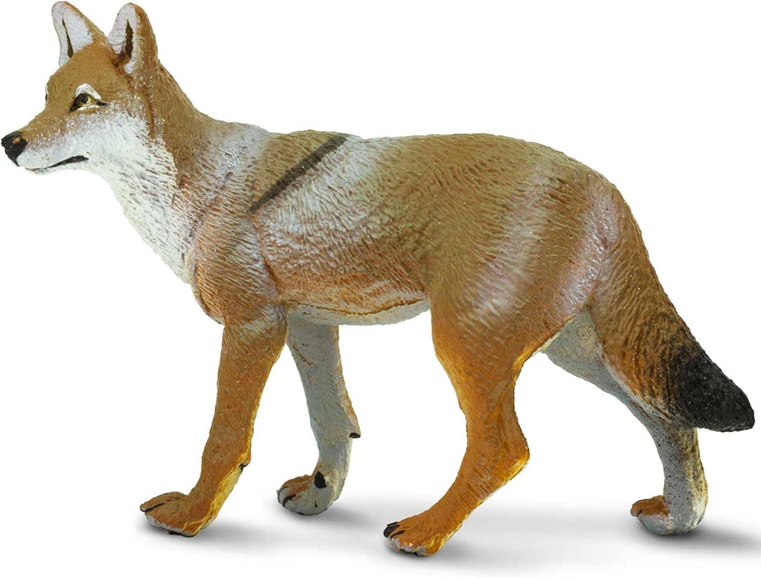 Safari Ltd Wild Safari North American Wildlife 3.75" Coyote Model Figure