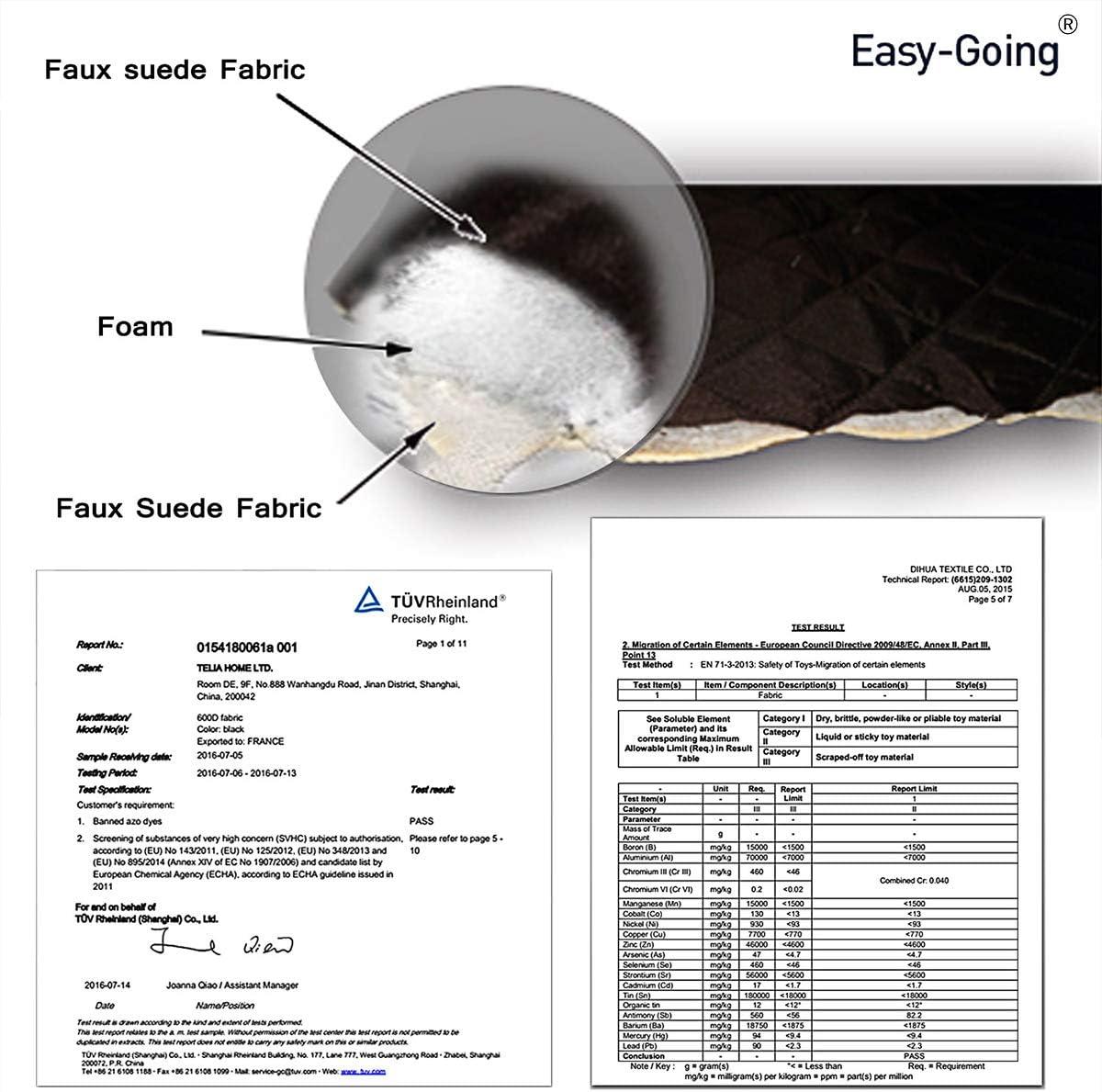 Easy-Going Futon Reversible Sofa Slipcover Water Resistant Couch Cover(Futon, Gray/Light Gray)