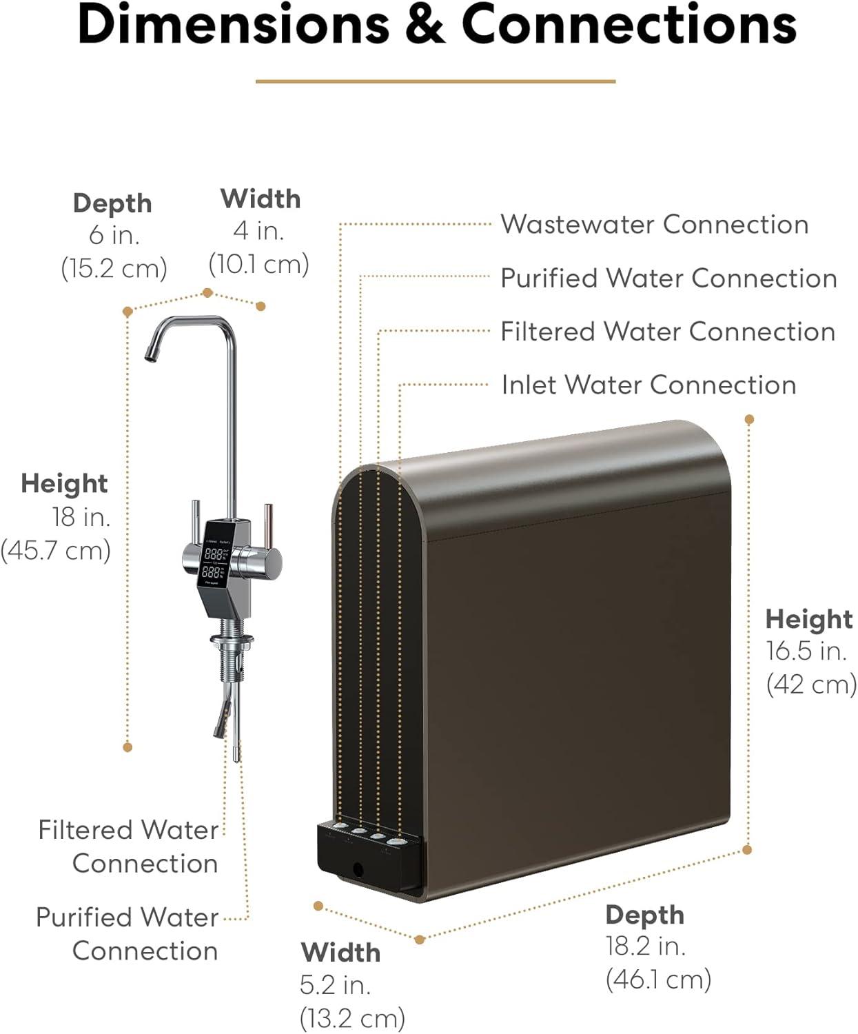 BRIO Tankless Commercial Reverse Osmosis System 700 GPD Wood