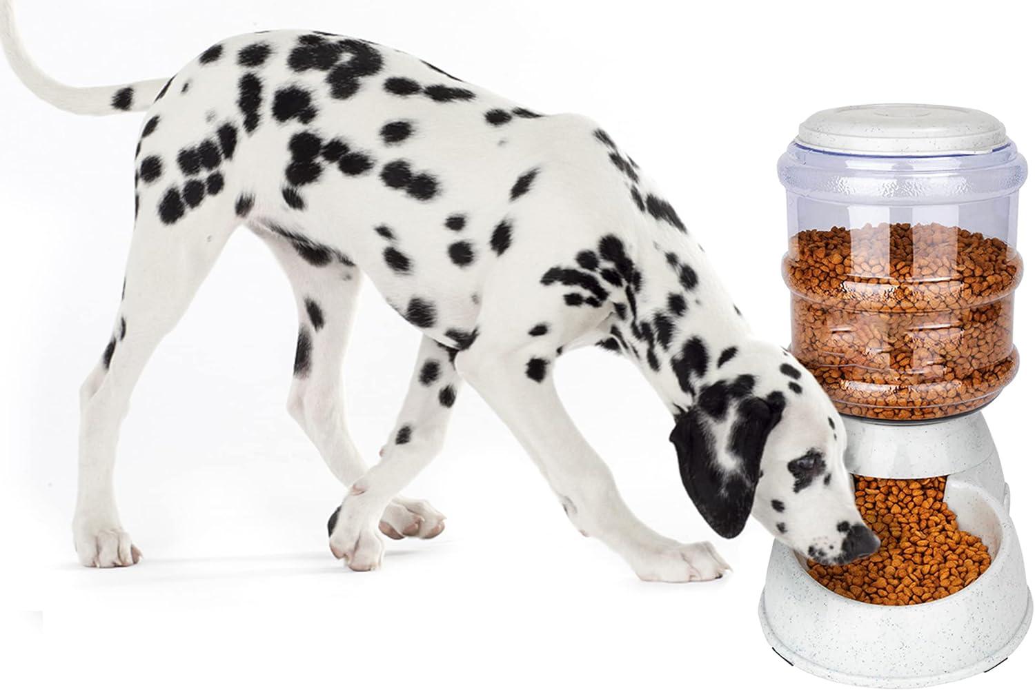 Automatic Feeder for Large Dogs, Large Dog Food Dispenser 3 Gallon, Automatic Dog Feeder Food Dispenser for large dogs and pets That are left unfed for long periods of time away from home.