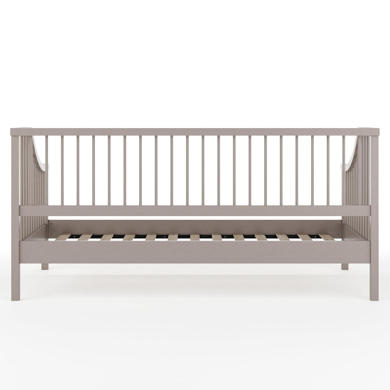 Martha Stewart Martha Stewart Neely Wooden Platform Daybed With Spindles And Wood Slat Foundation