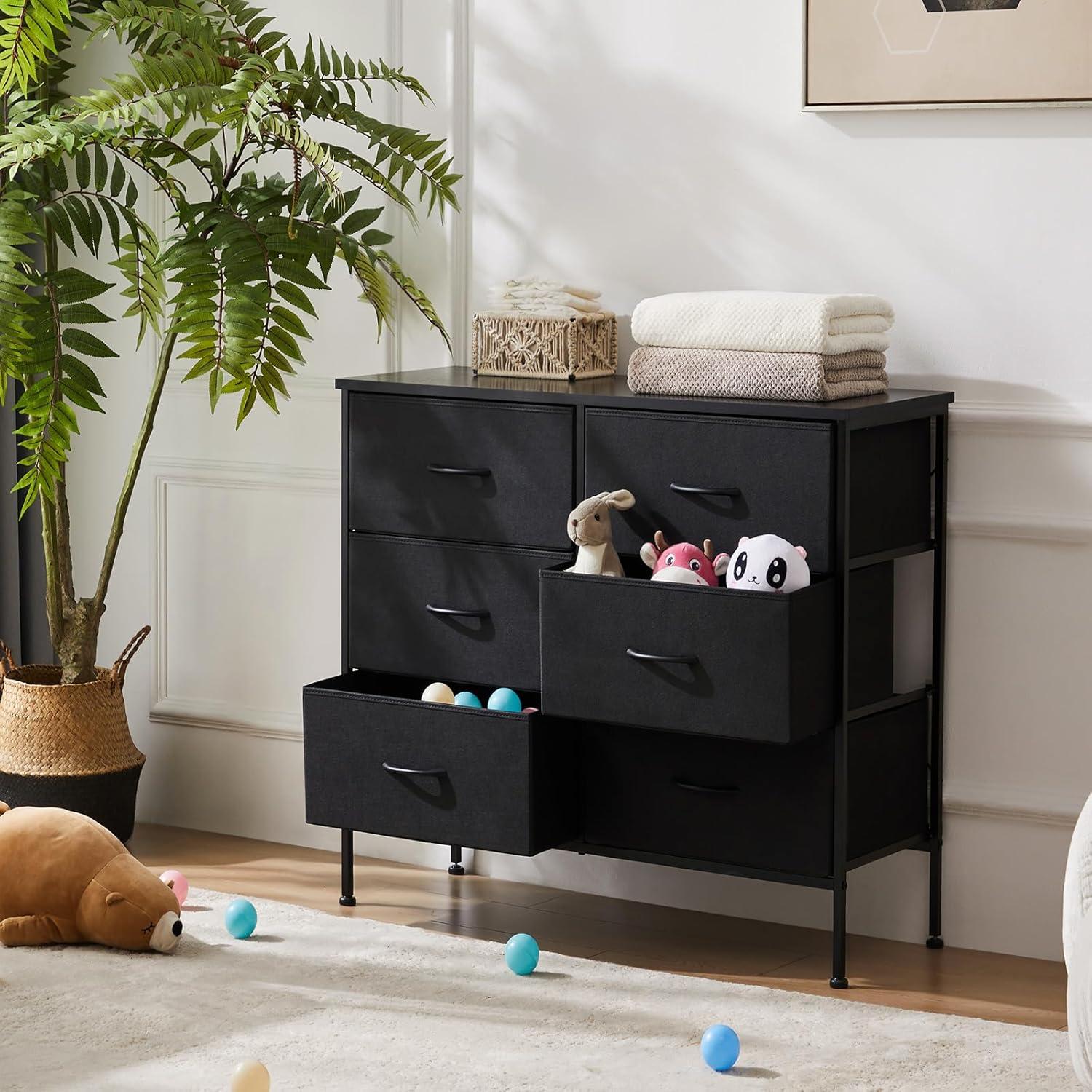 JIONJOY 6 - Drawer Dresser | Black