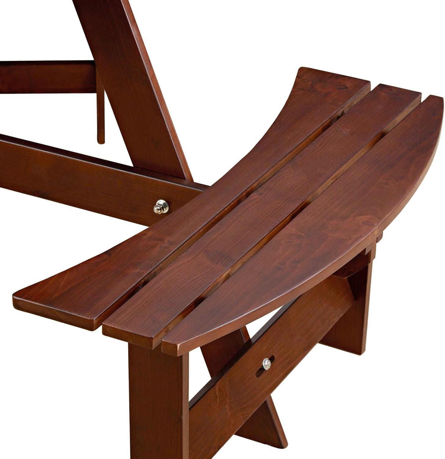 6 Person Wood Picnic Table, Outdoor Round Picnic Table with 3 Built-in Benches, Umbrella Hole, Outside Table and Bench Set for Patio, Backyard, 500lbs Capacity Per Bench (Brown)