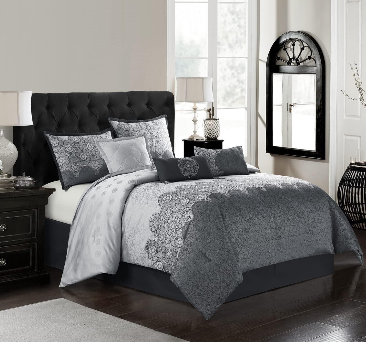 Nanshing America, Inc Pierre 7 Piece Luxury Glam Comforter Set & Reviews | Wayfair