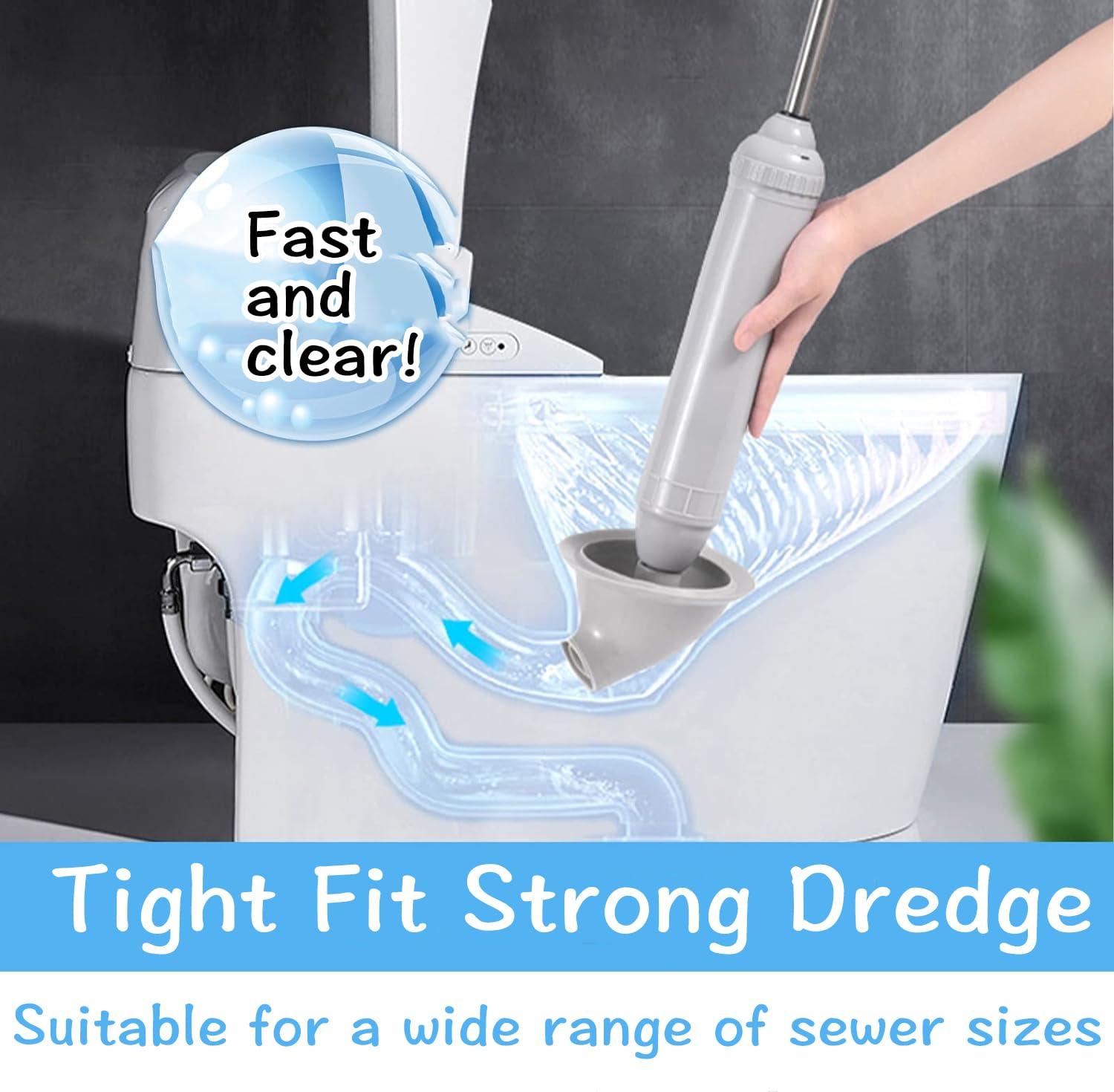 XOAIHY Heavy-Duty Toilet And Gutter Plunger: Clear Clogs In Toilets, Kitchens, And Gutters With This Powerful Home Plunger For Efficient Plumbing Maintenance