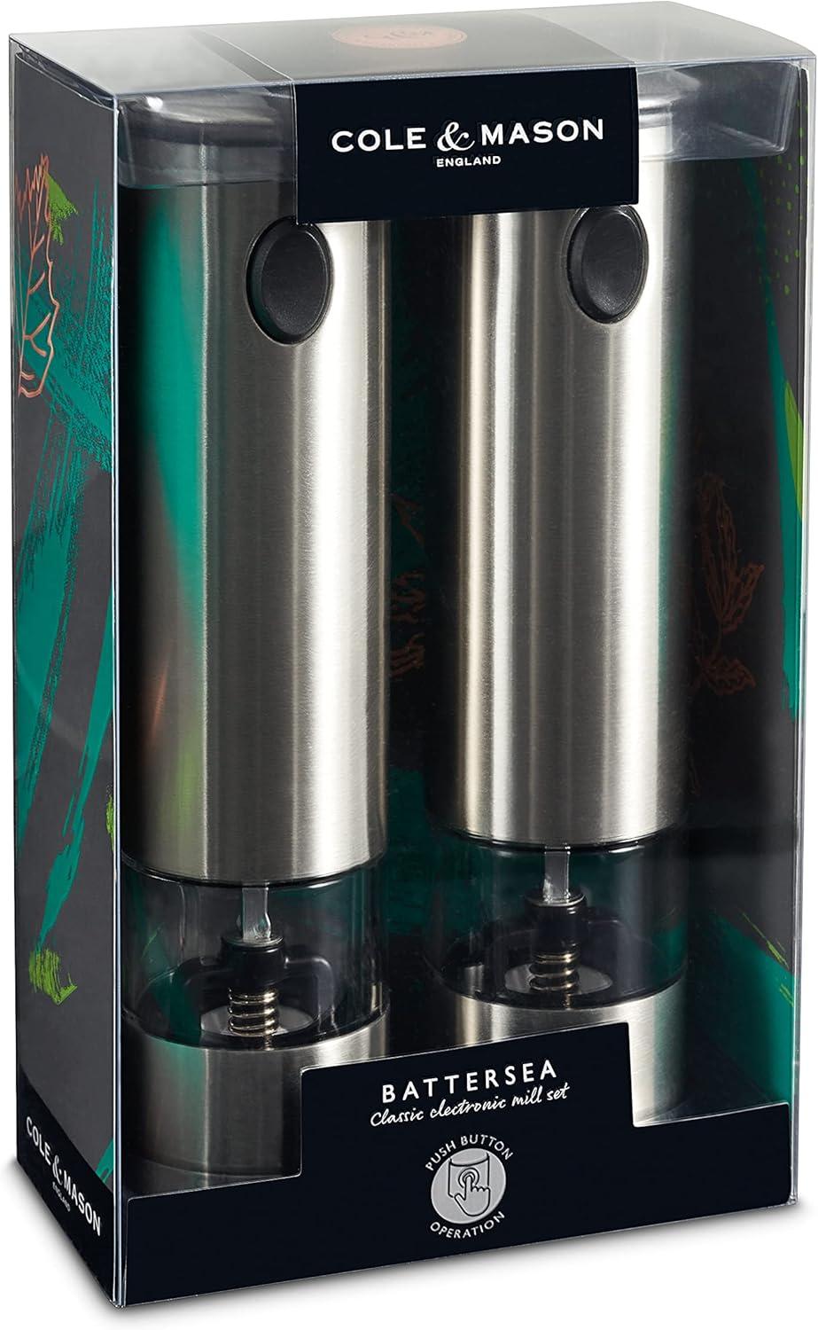 Cole & Mason Cole & Mason Battersea Electric Salt And Pepper Grinder Set