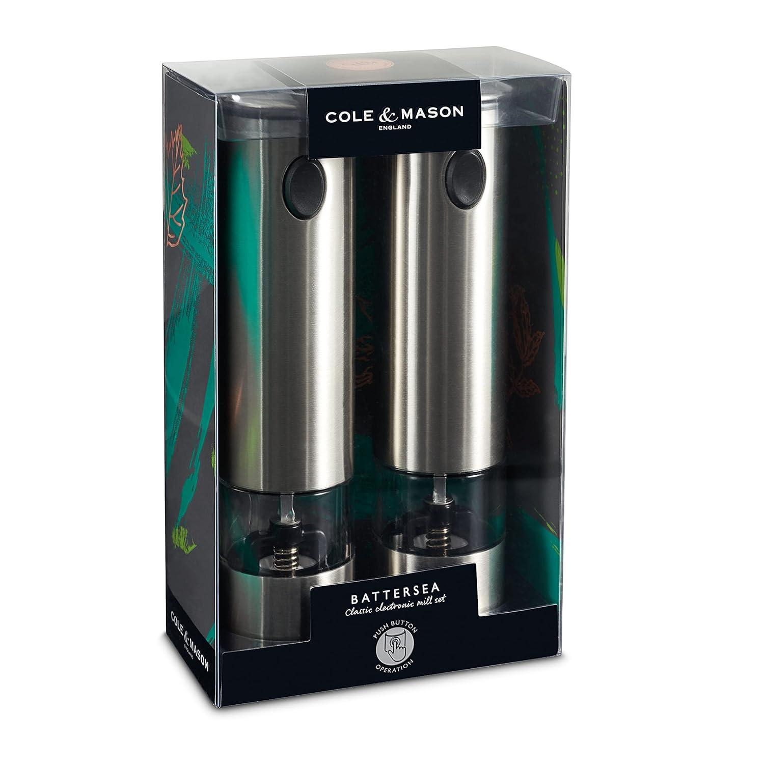 Cole & Mason Cole & Mason Battersea Electric Salt And Pepper Grinder Set