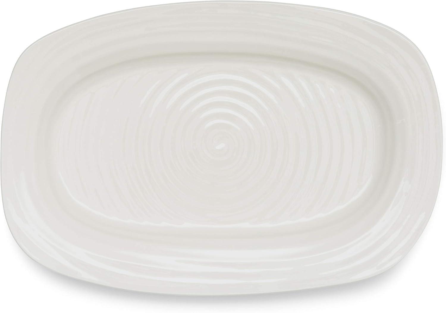 Portmeirion Portmeirion Sophie Conran White Melamine Sandwich Tray 13.5"X9"