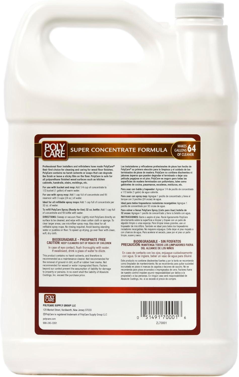 PolyCare Concentrate Cleaner 1-Gallon 70001