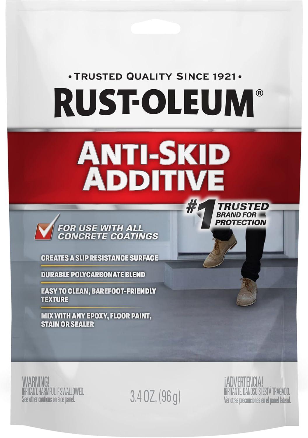 Rust-Oleum Clear Aluminum Oxide Anti-Skid Additive, 3.4 oz