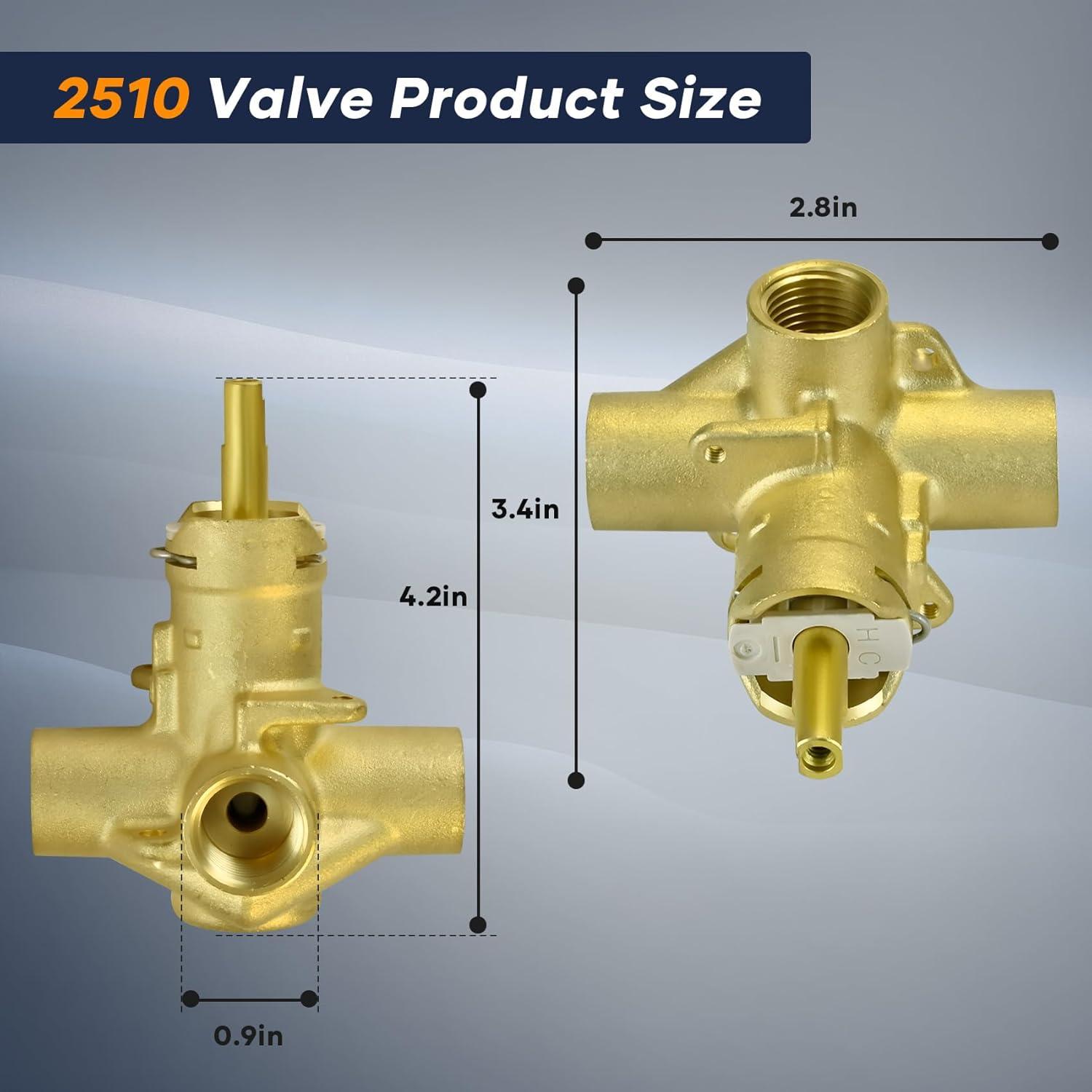 Posi-Temp Pressure Balancing Valve with IPS Connection