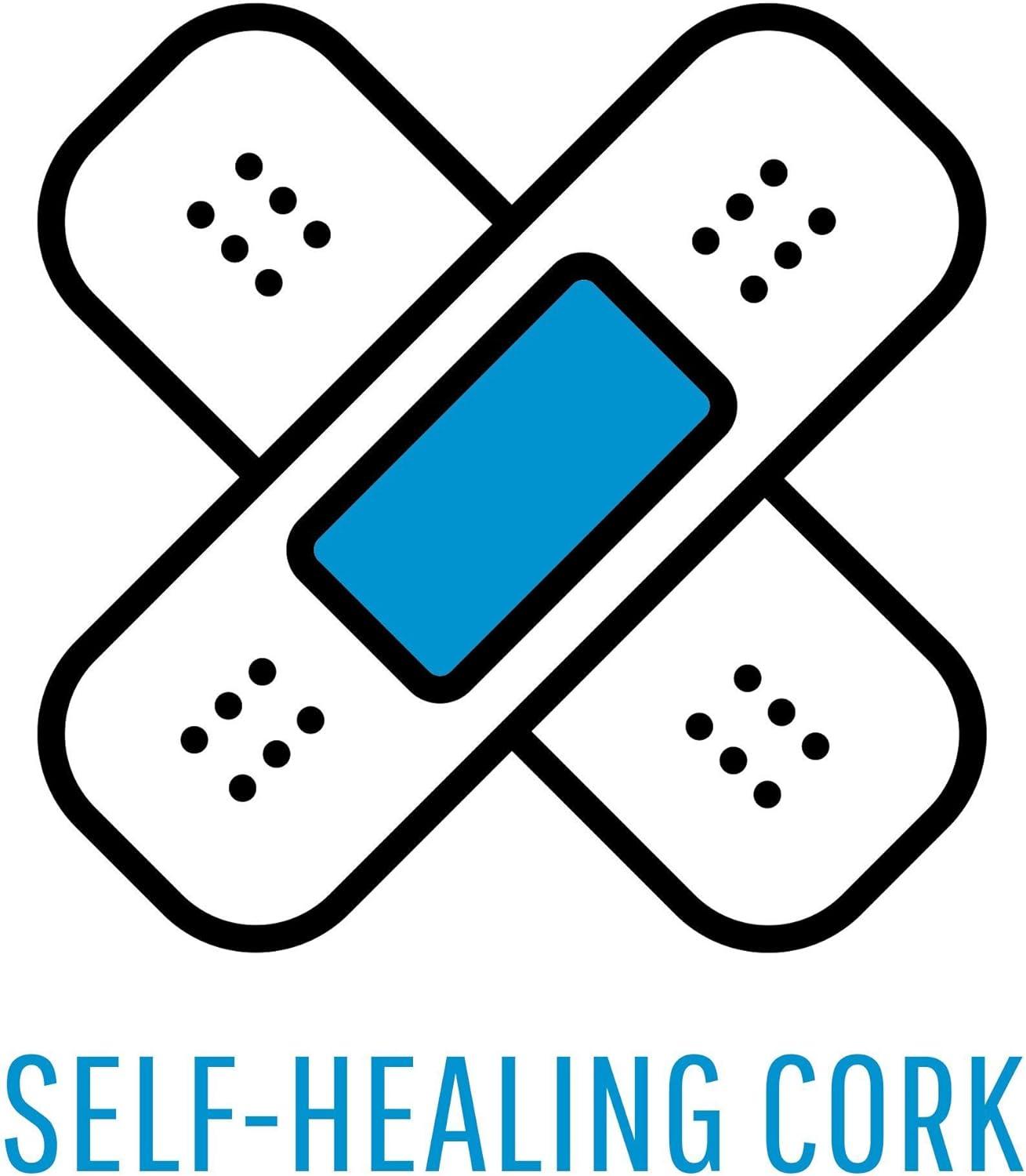 Bi-Silque Visual Communication Products CA031790 Earth Cork Bulletin Board, 24 x 36 in., Aluminum Frame