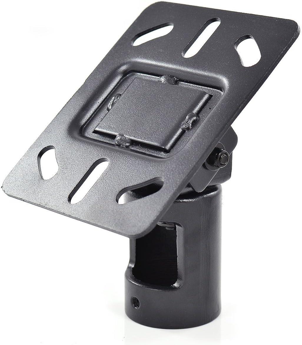 Black Adjustable Ceiling Plate for 1.5" NPT Pipe