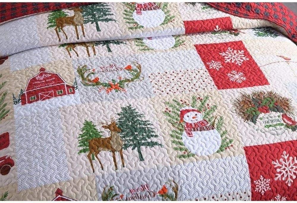 MarCielo Plaid Quilt Set