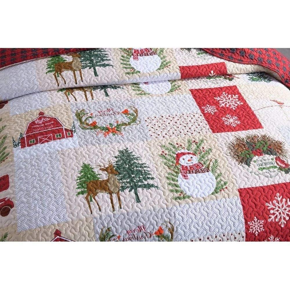 MarCielo Plaid Quilt Set