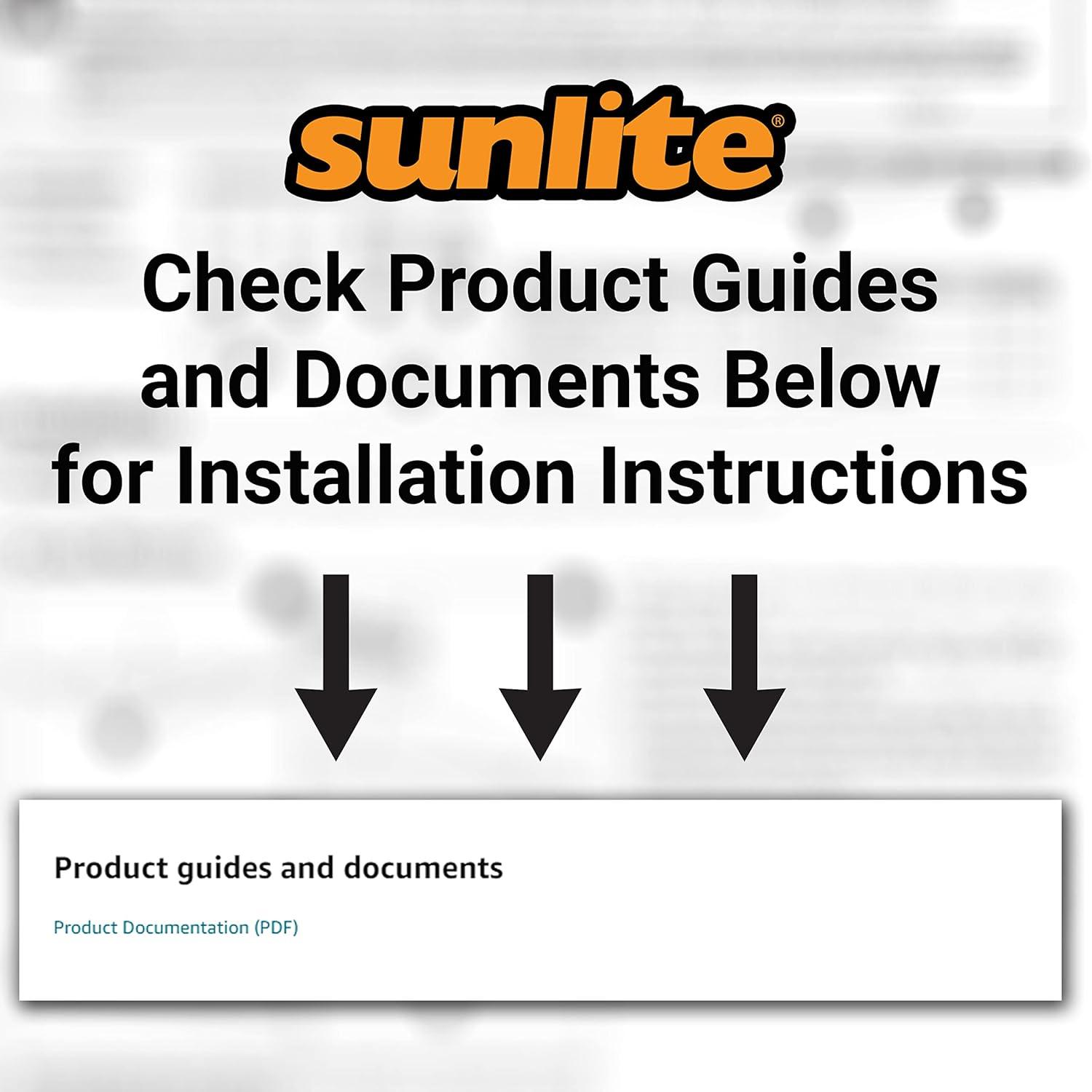 Sunlite 81493 48-Inch Linear LED Bar Vanity Fixture, Power Selectable 28W/35W/40W, 100-277V, 4048 Lumens, Color Selectable 30K/40K/50K, 90 CRI, Dimmable, ETL Listed, Energy Star, Title-24 Compliant