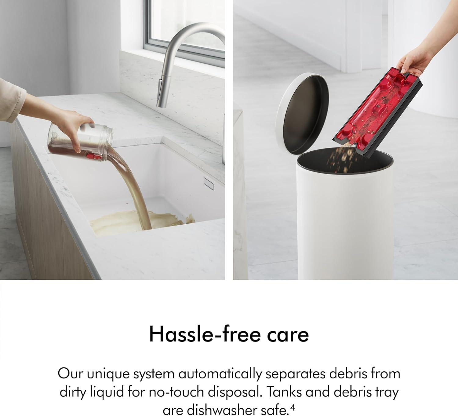 Dyson WashG1 Wet Cleaner Matte Black/Blue: Bagless, Battery-Powered, 4 Speeds, Hardwood & Hard Floor, 2-Year Warranty