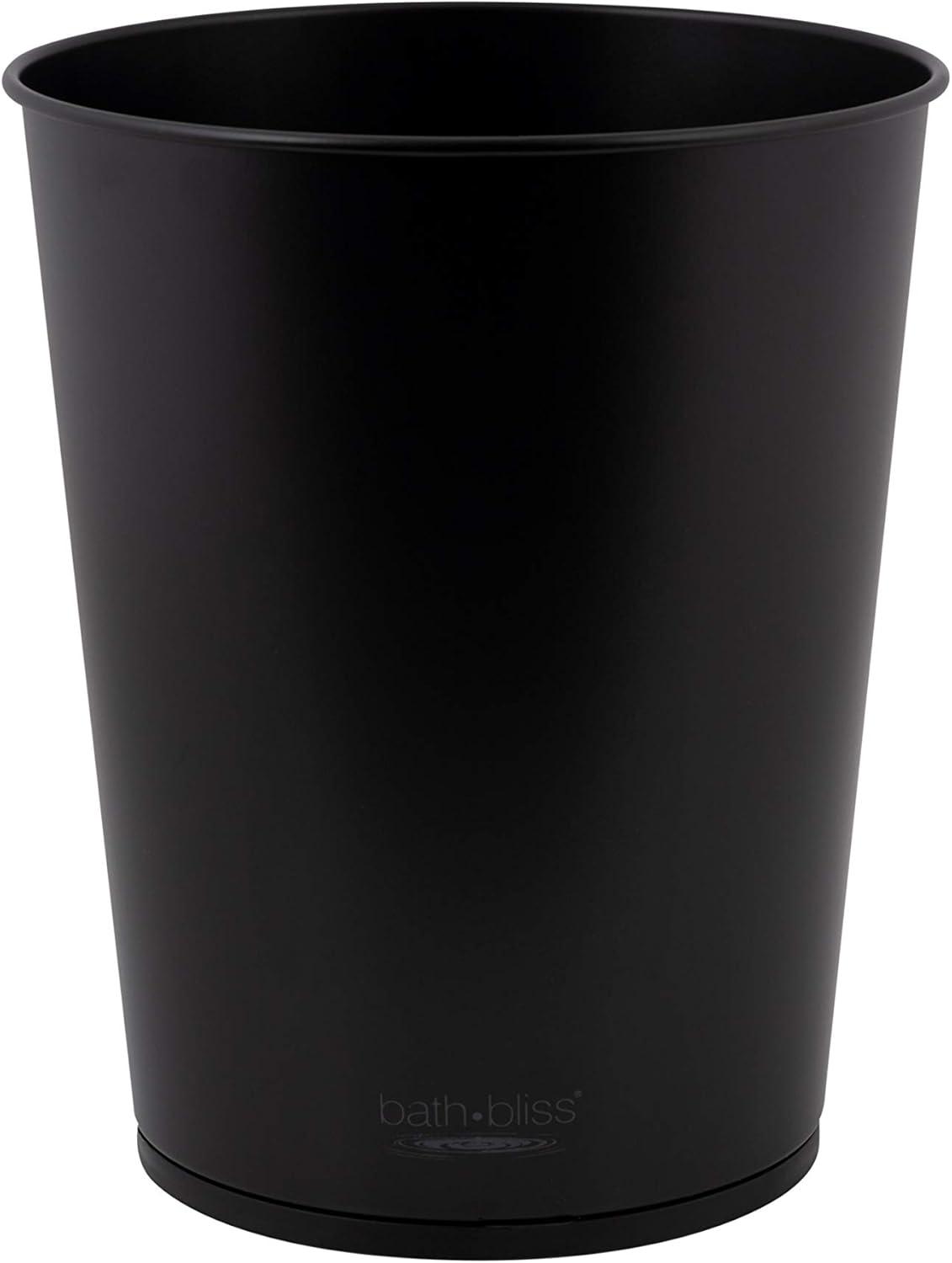 Bath Bliss Waste Baskets Steel Open Waste Basket - 1.32 Gallons