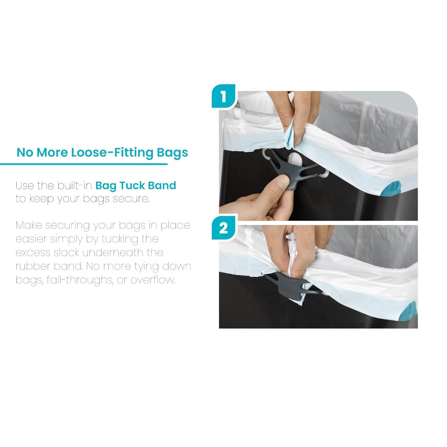 15.9 Gallon Stainless Steel Step On Trash Can