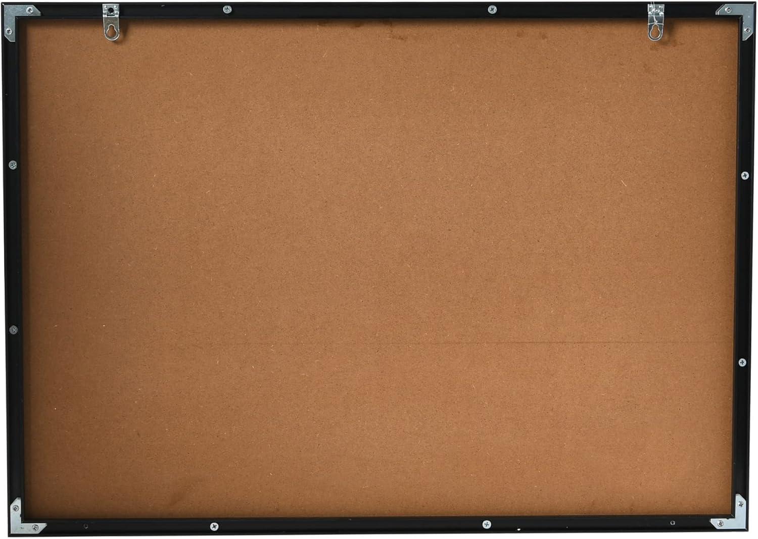 Storied Home Shoreline Landscape in Metal Frame