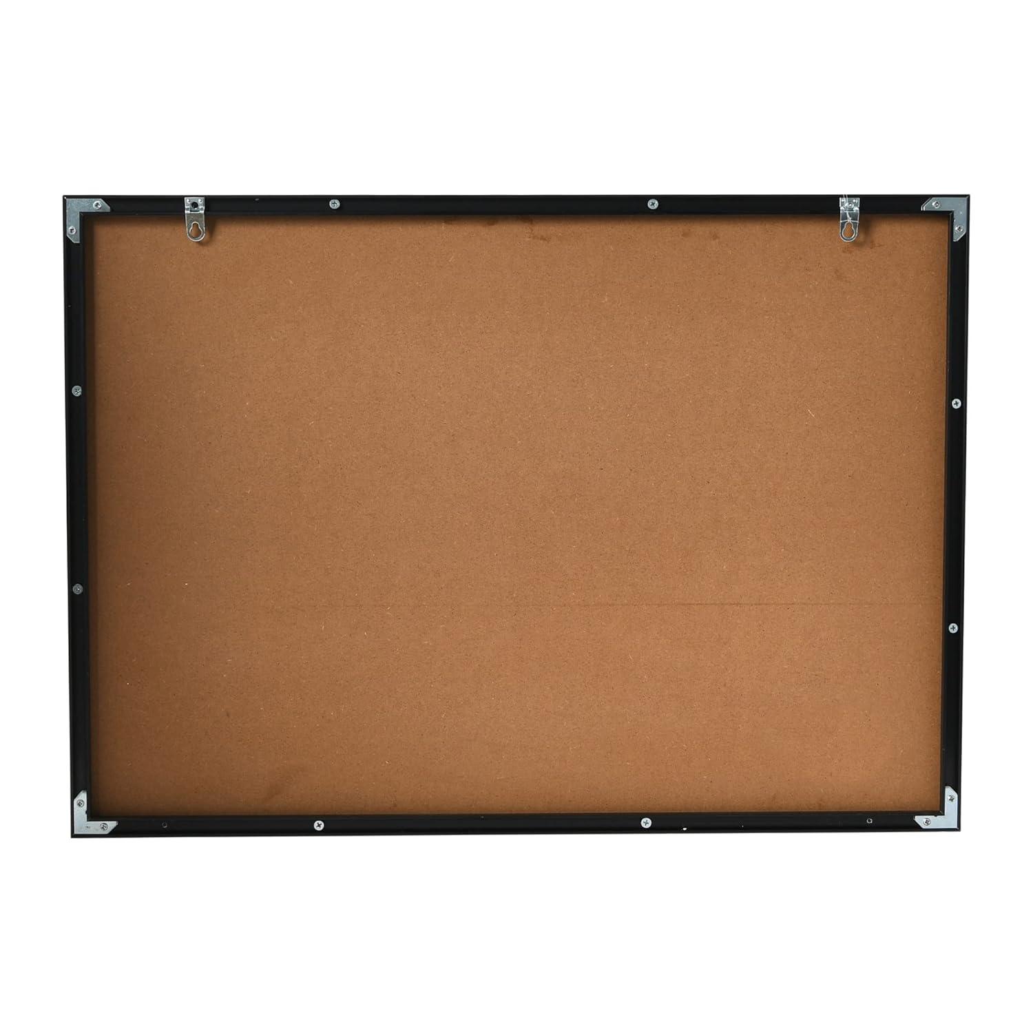 Storied Home Shoreline Landscape in Metal Frame