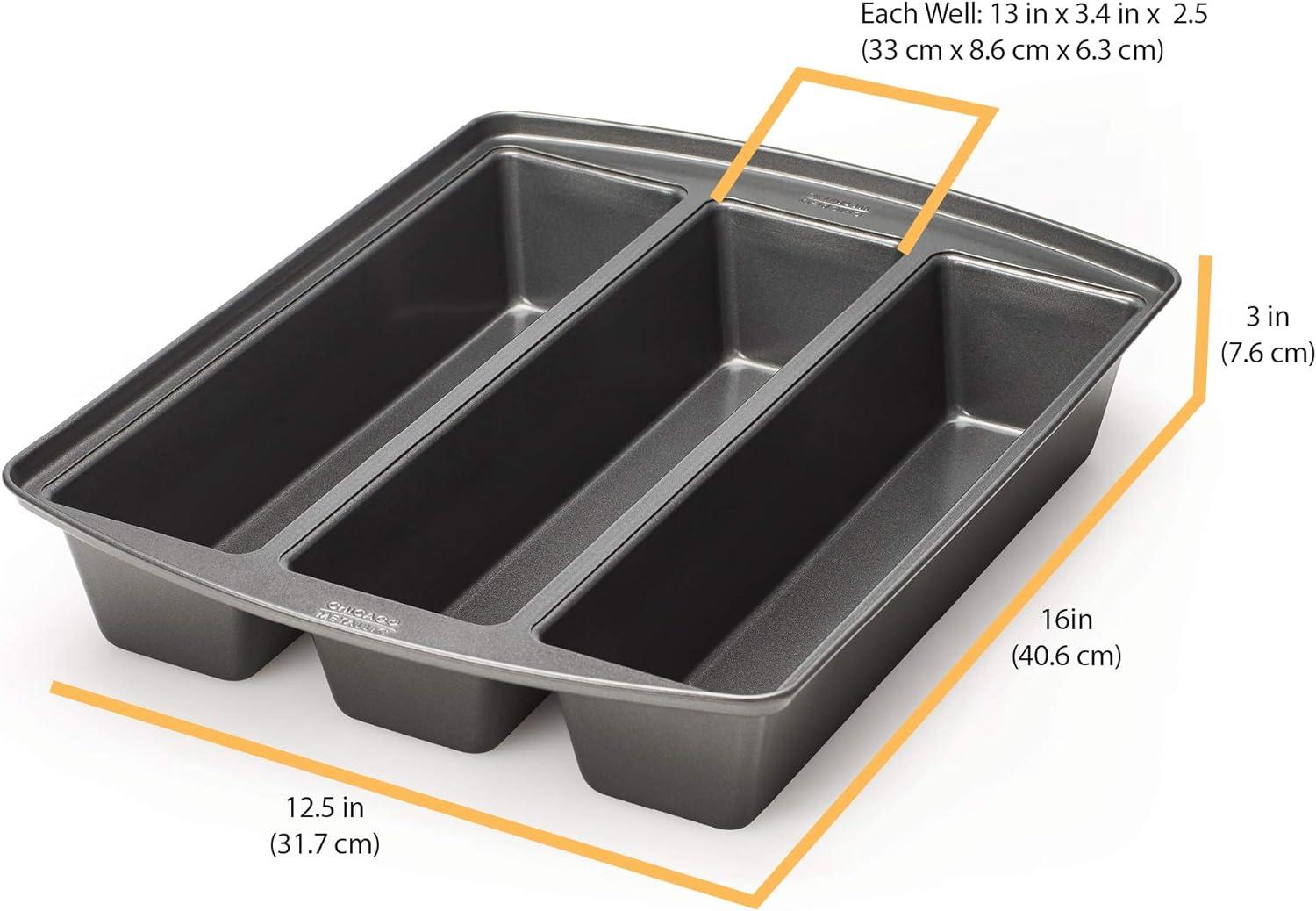 Chicago Metallic Non-Stick Trio Lasagna and Bread Pan