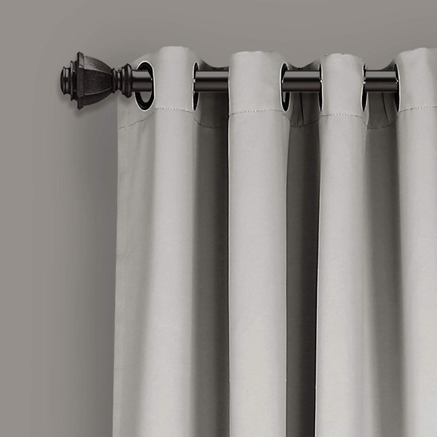 Set of 2 Insulated Grommet Top Blackout Curtain Panels - Lush Décor