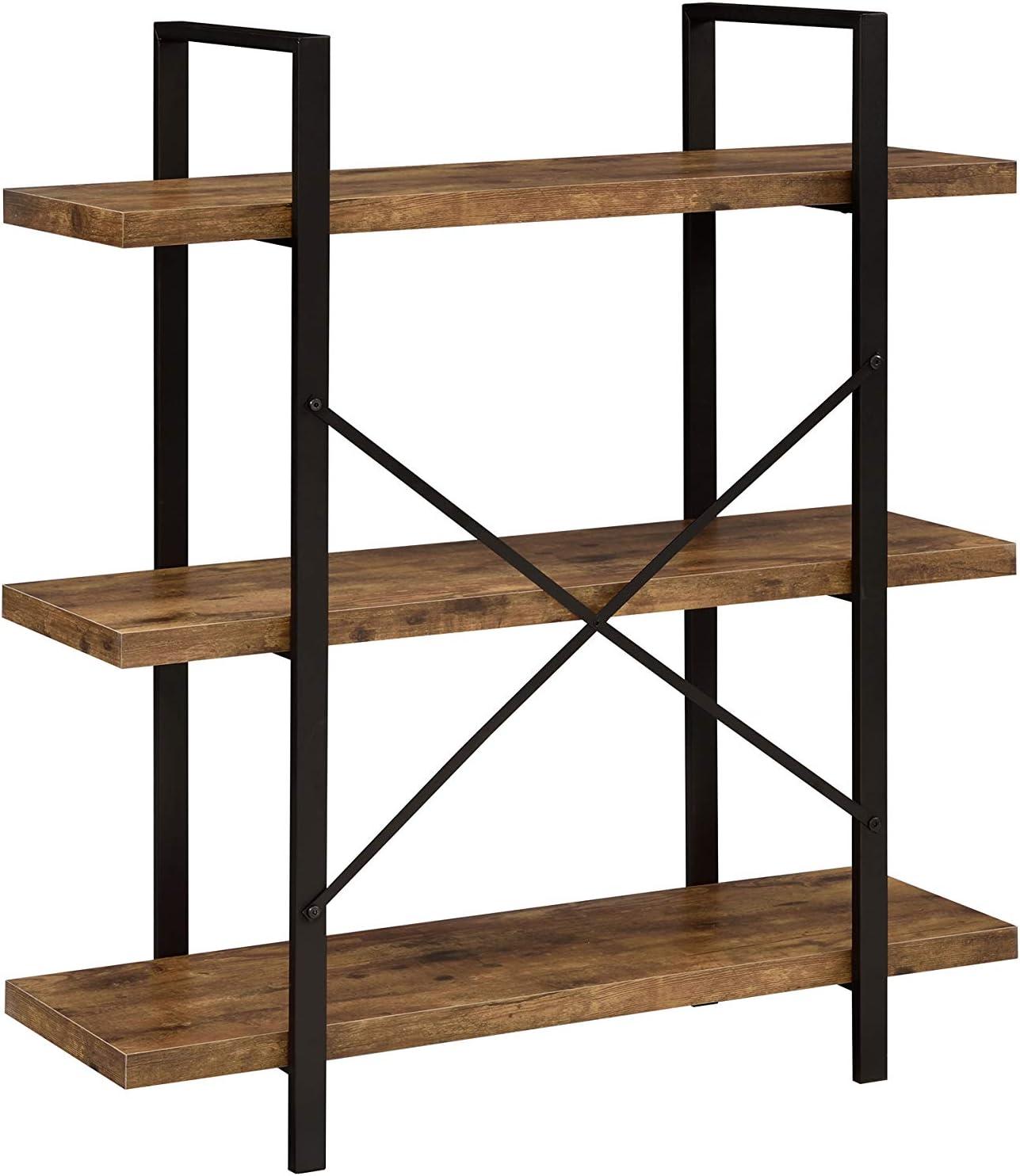 40" Cole 3 Shelf Bookcase with Frame - Coaster