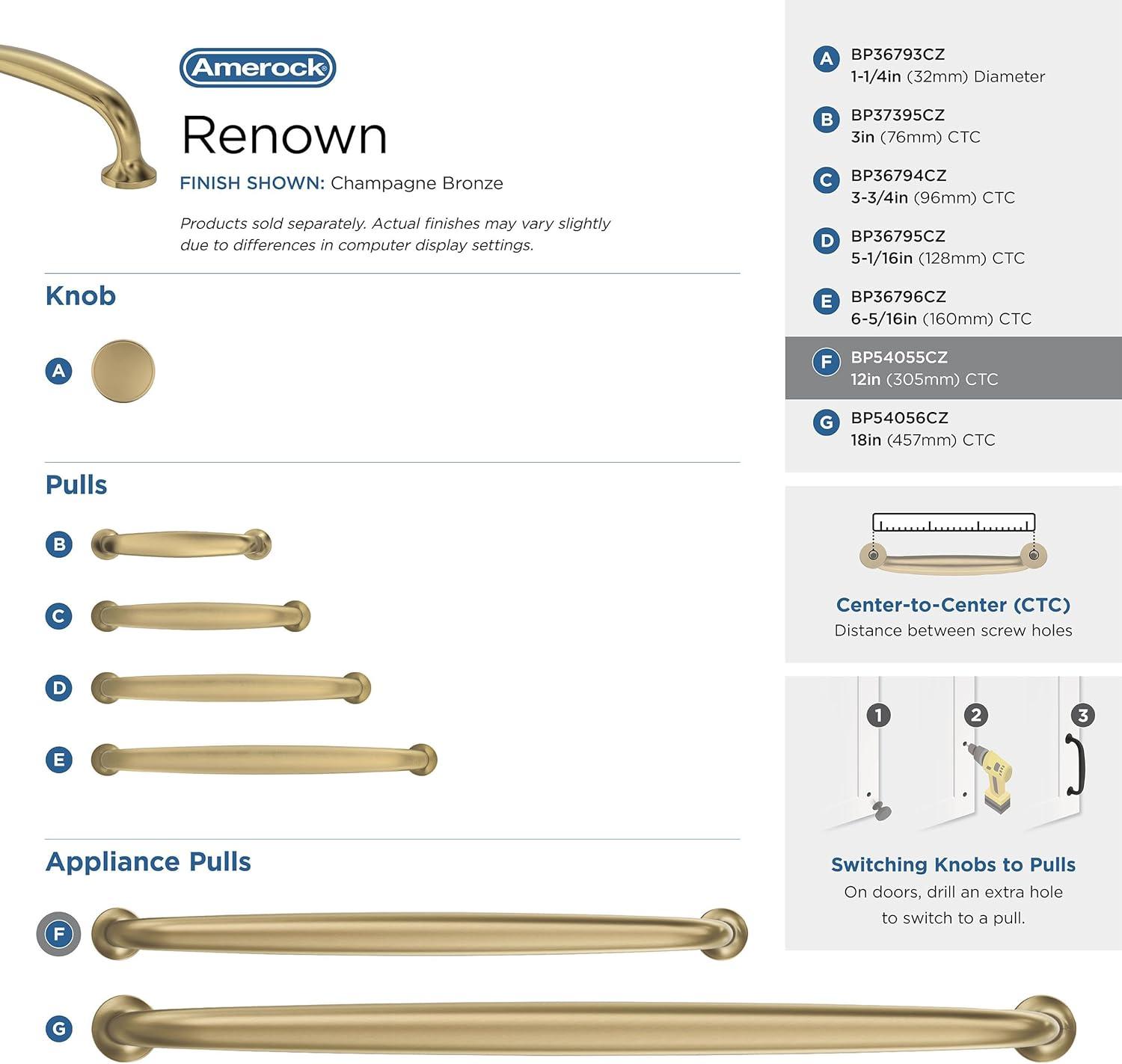 Amerock Renown Appliance Pull