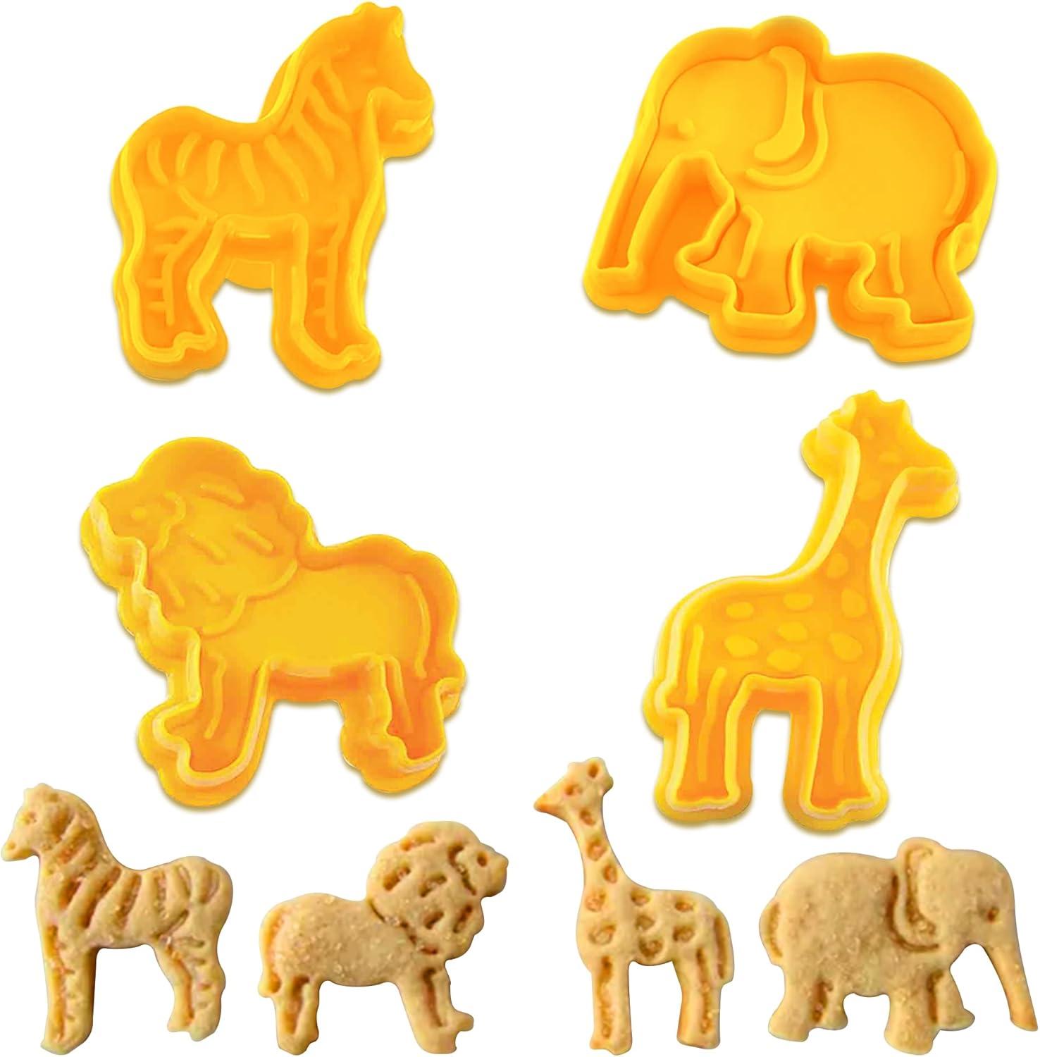 Mrs. Anderson’s Baking Animal Cracker Cookie Cutters, BPA Free, Set of 4