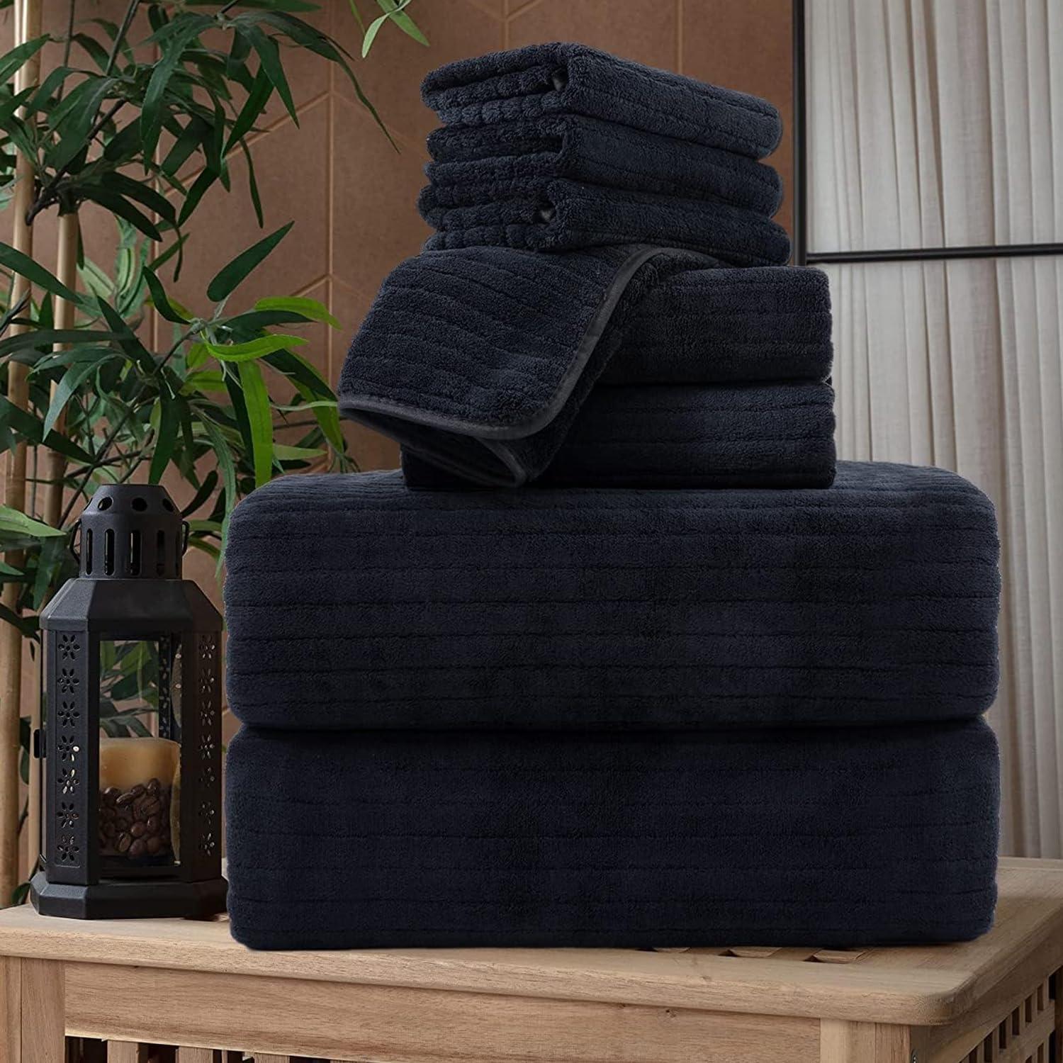 Madison Park Signature 800GSM Ultra-Soft 100% Cotton Absorbent Towel Set