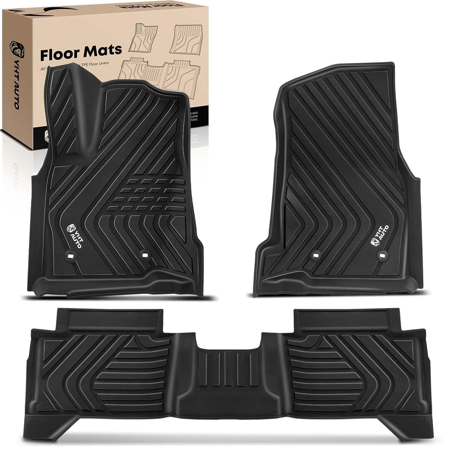 Rough Country Flex-Fit Floor Mats for 2016-2023 Toyota Tacoma - FF-71216