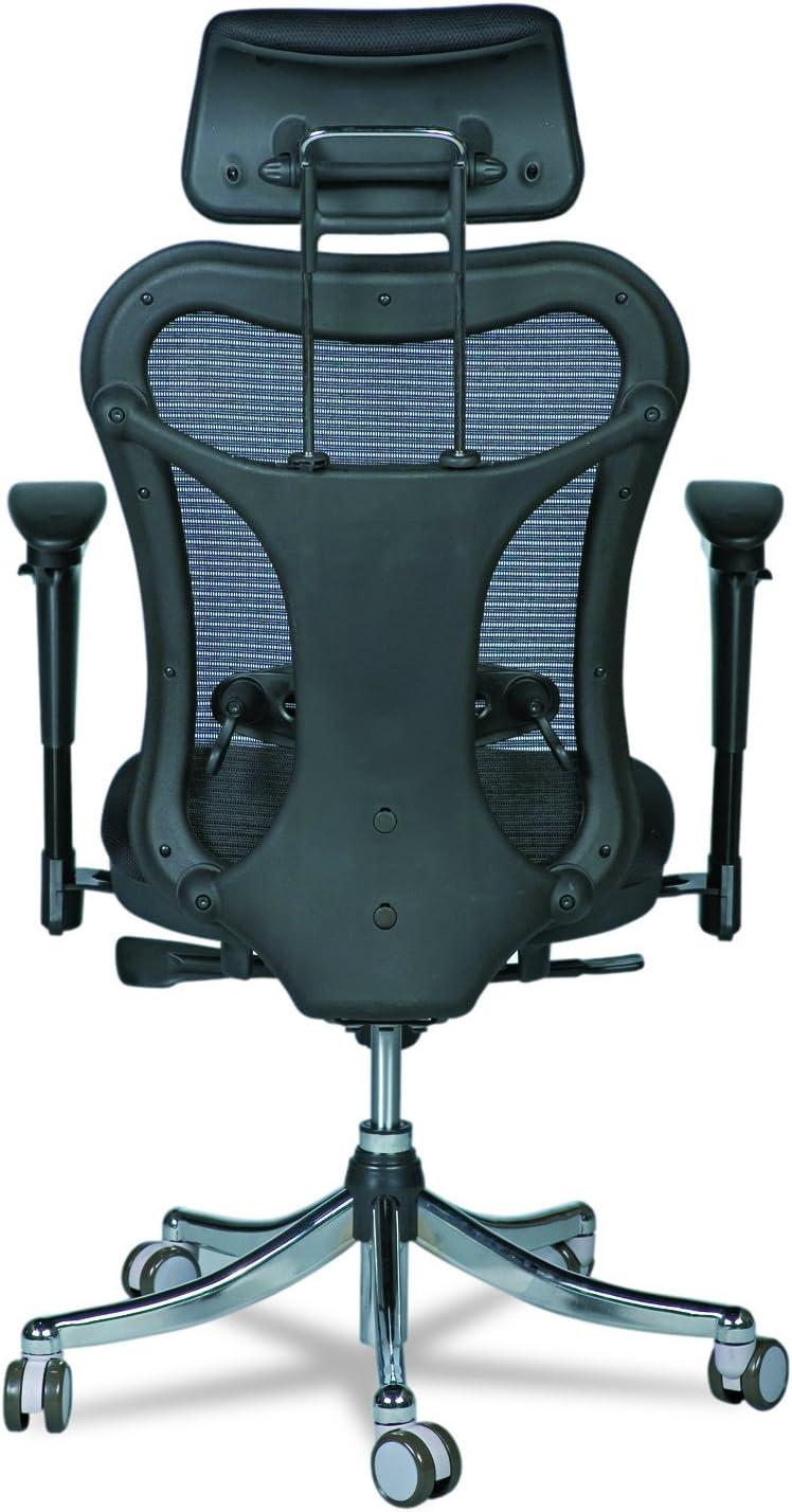 Black Mesh High Back Executive Office Chair with Adjustable Arms