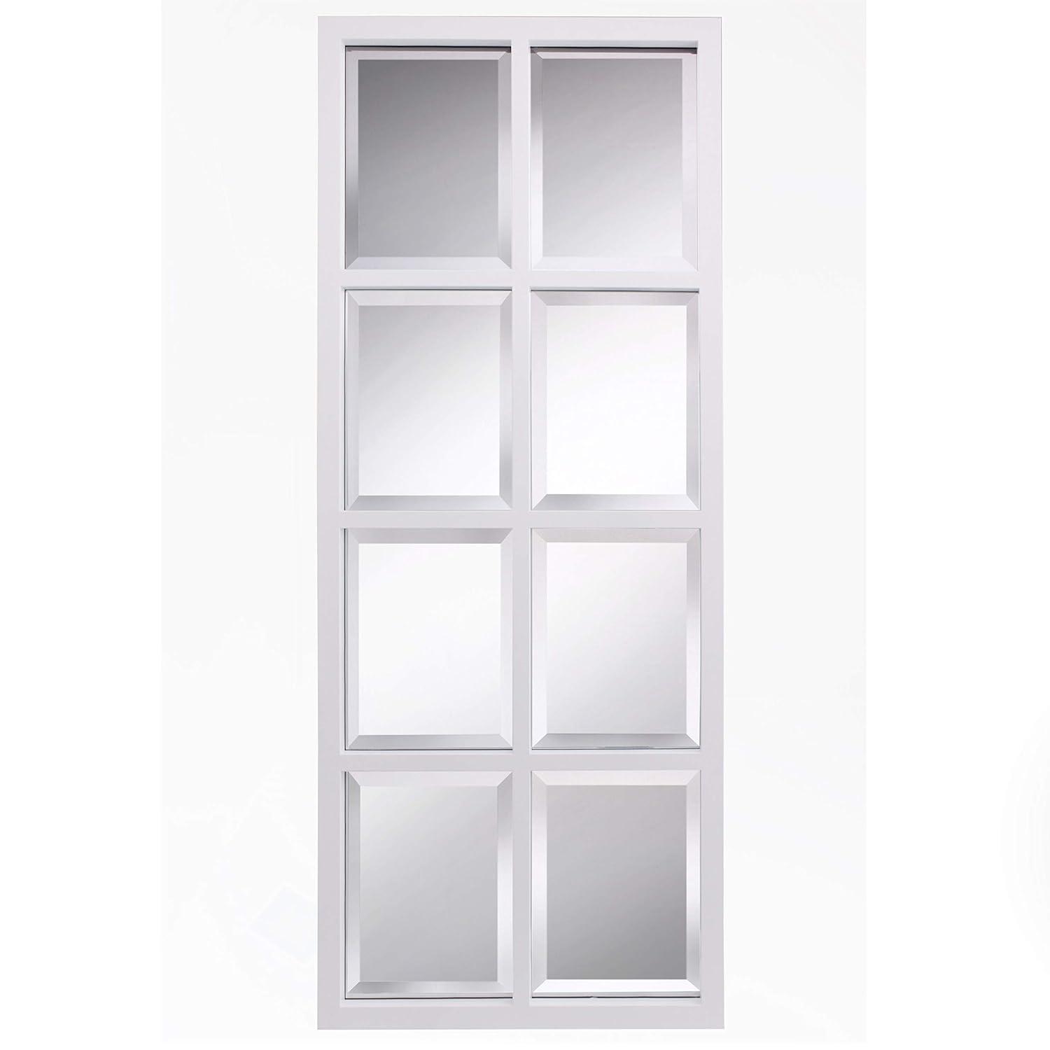 Uniek Stryker Windowpane Framed Wall Mirror