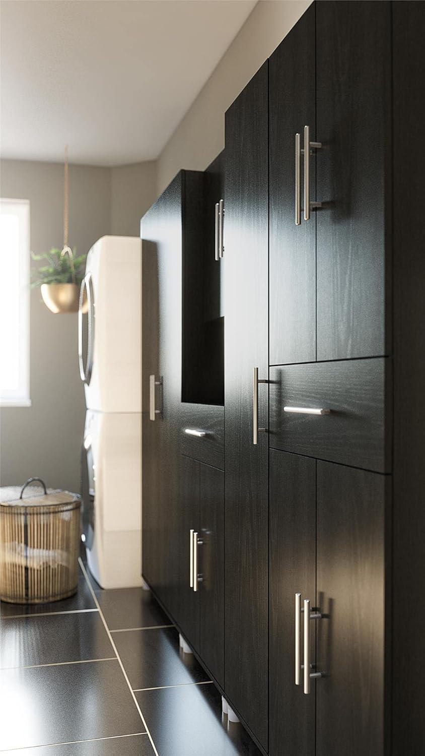 Camberly 4 Door/1 Drawer Storage Cabinet, Graphite Gray