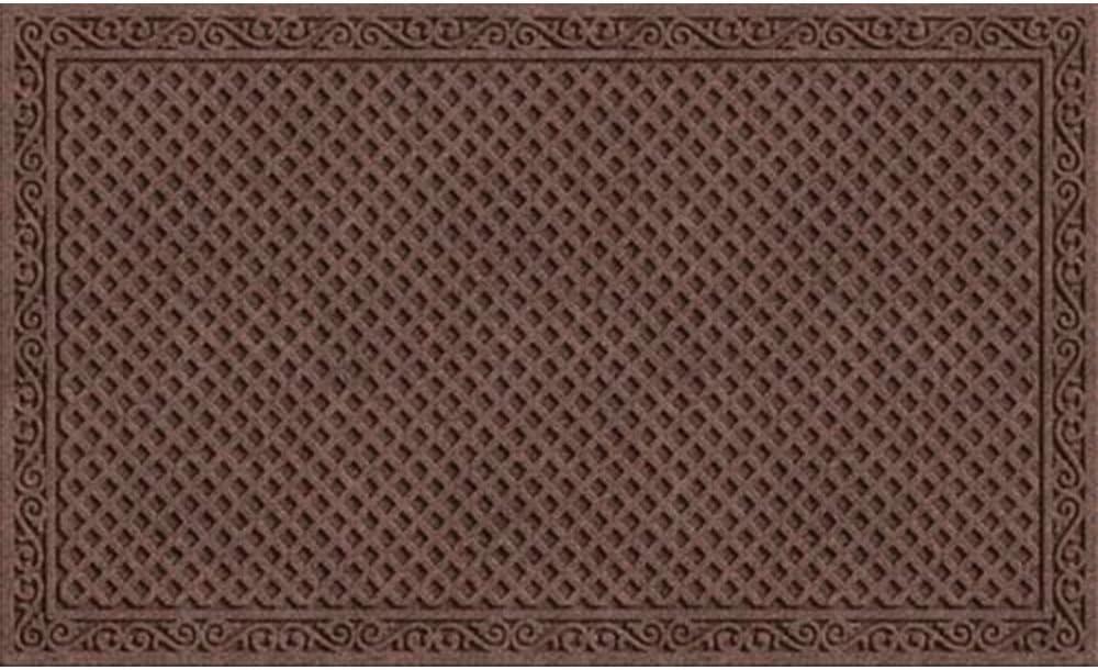 Chic Chocolate Recycled Rubber 18x30 Outdoor Mat