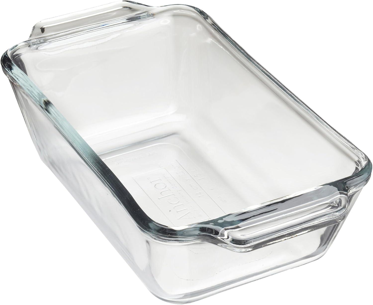 Anchor Hocking Clear Glass 1.5-Quart Loaf Dish