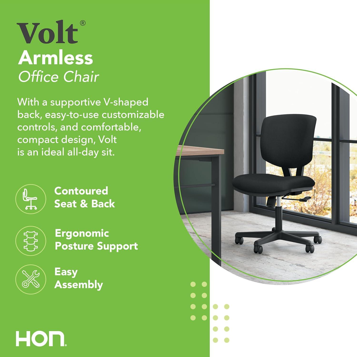 HON Volt Task Chair, Black Fabric