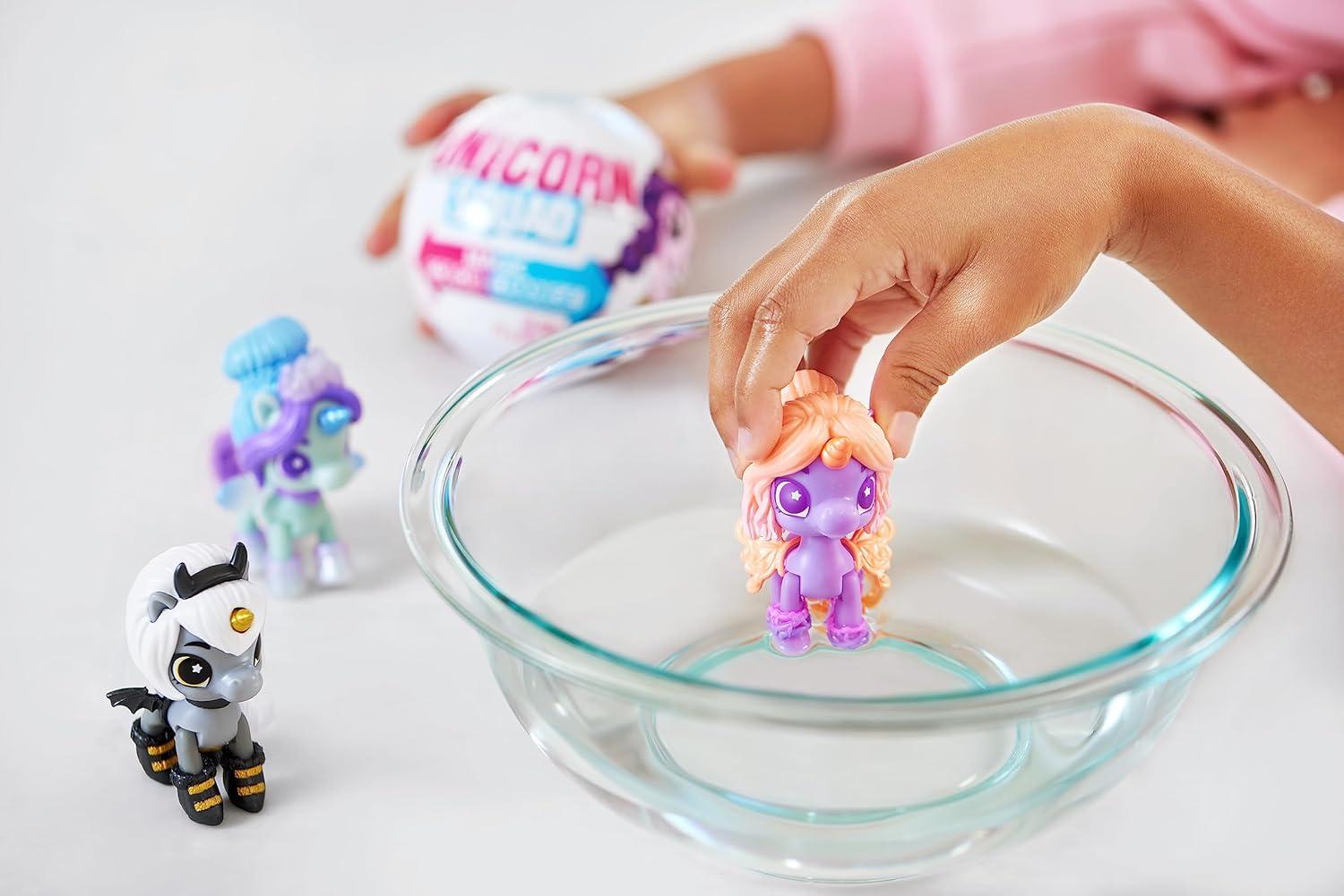5 Surprise Unicorn Squad Series 7 (2 Pack) by ZURU Magic Color Change, Glowing Fairies, Collectibles Mini Unicorn Toys