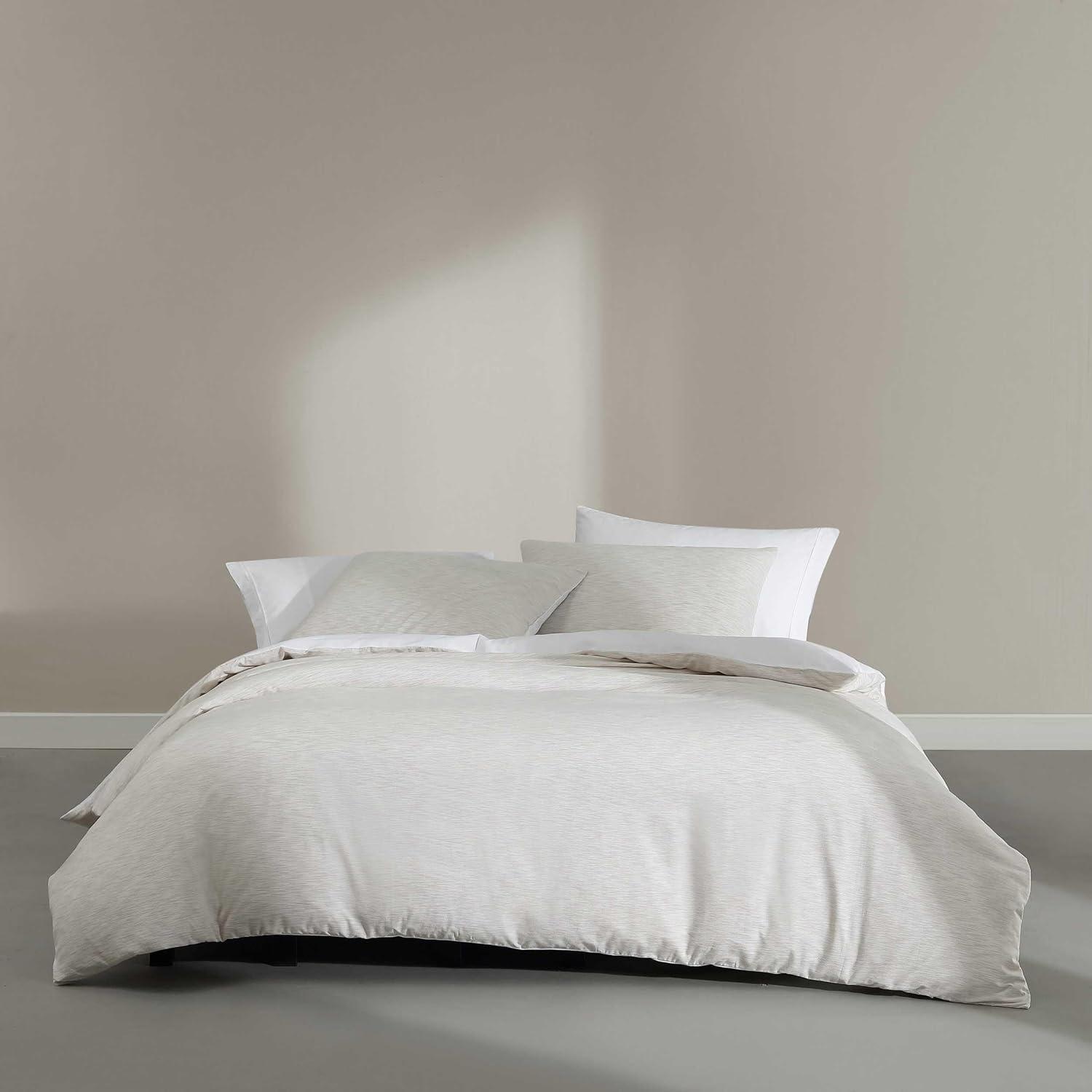 French Grey Organic Cotton Queen Comforter Set