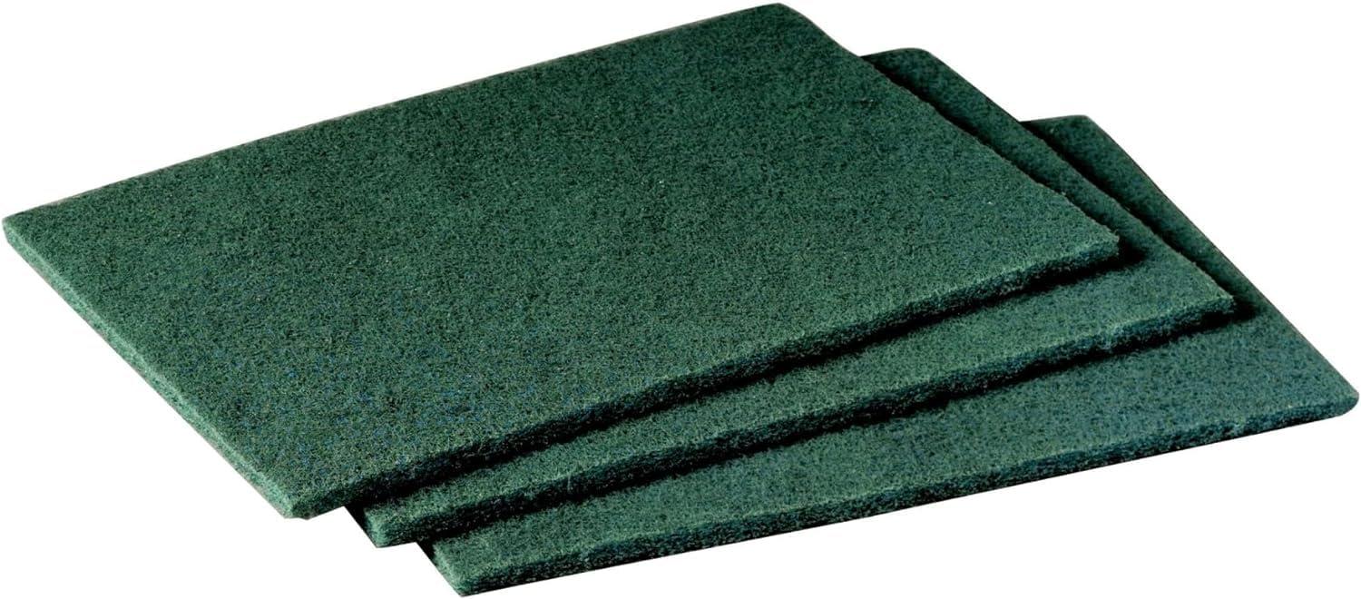 SCOTCH-BRITE 96CC 6" x 9" Green Scouring Pad,Green 10pk.
